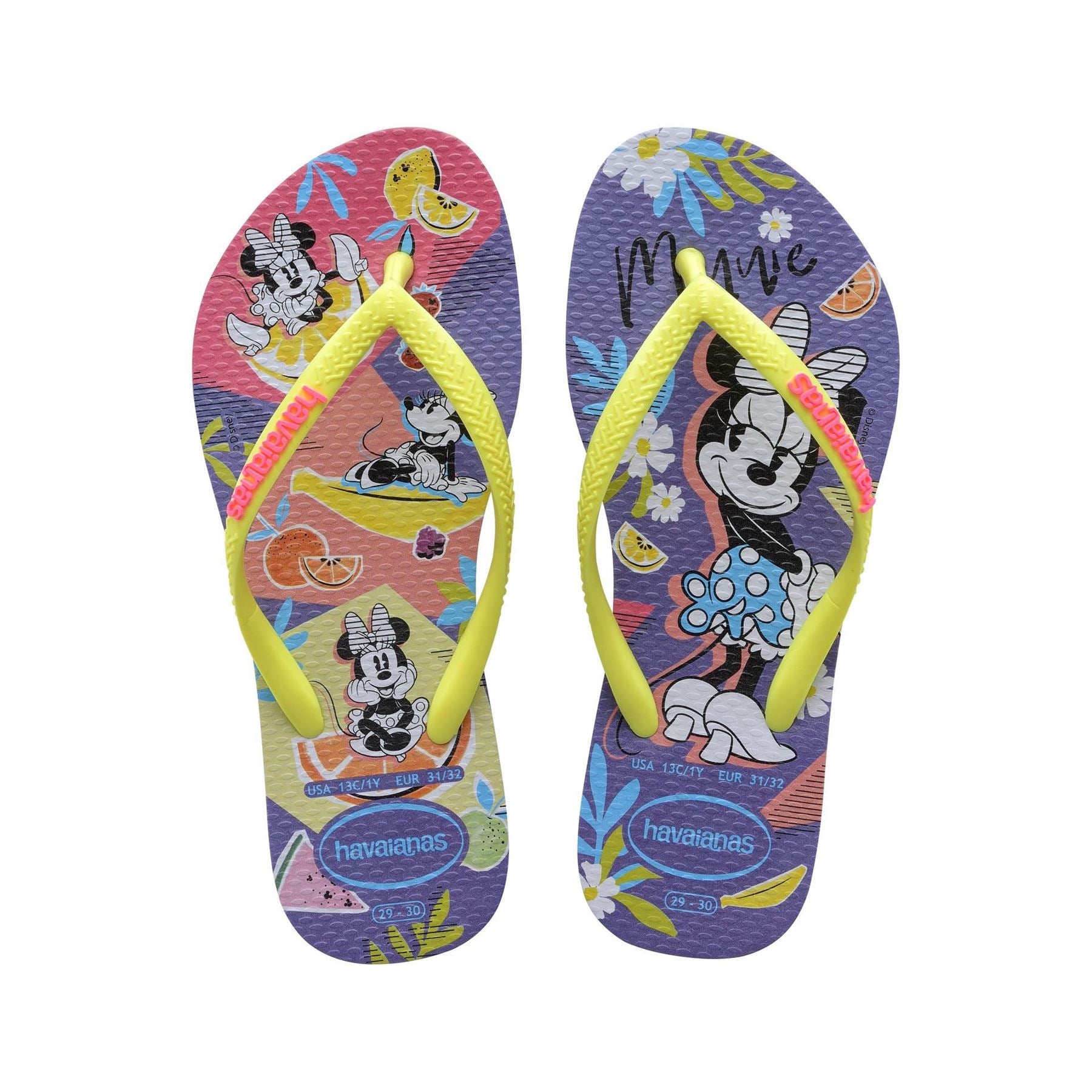 Havaianas Kids Disney Cool Purple Paisley Flip Flops
