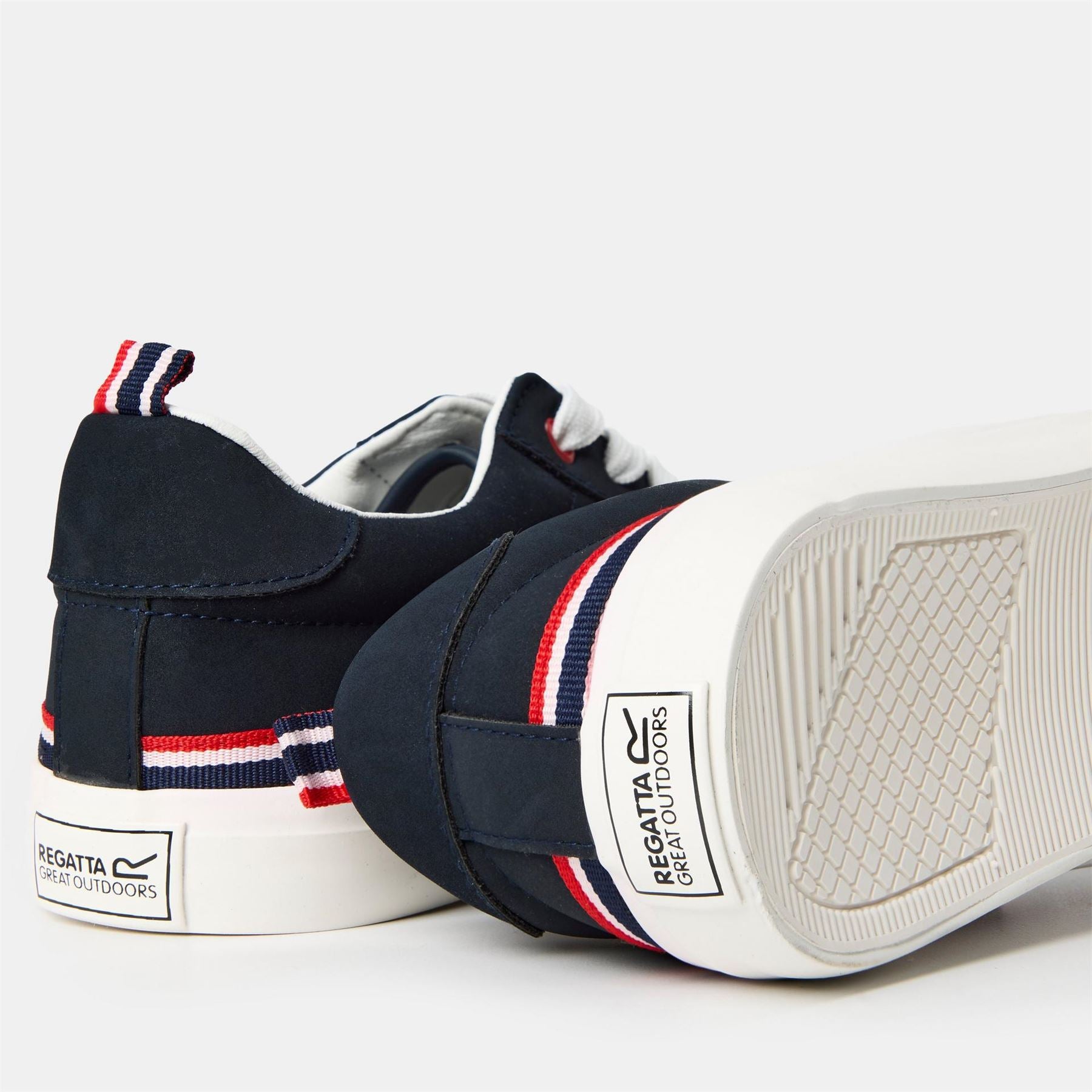Regatta Canvas Low Top Sneakers with Stripe Pattern