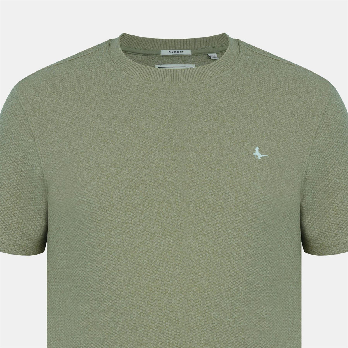 Jack Wills Jw Bubble Texture Cotton Short Sleeve Crew Neck Oversized T-Shirt