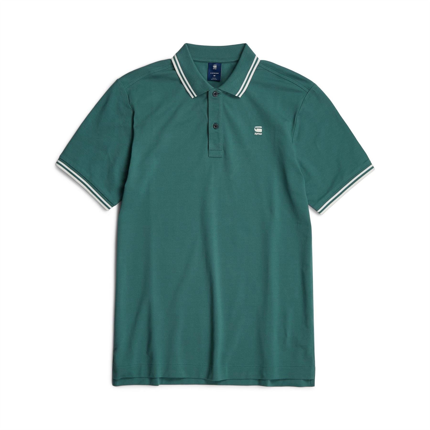 G Star Gstar Dunda Stripe Short Sleeve Polo Shirt