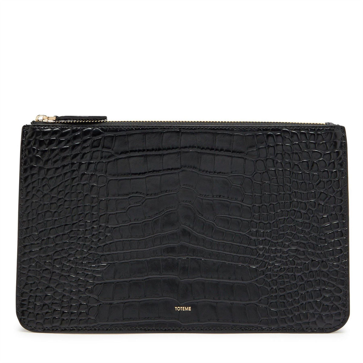 Toteme Croco Embossed Clutc