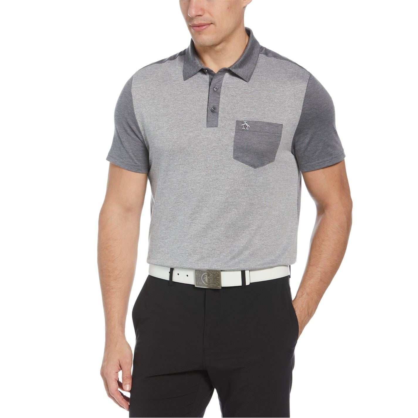Original Penguin Golf Collared Neck Regular Fit Short Sleeve T-Shirt