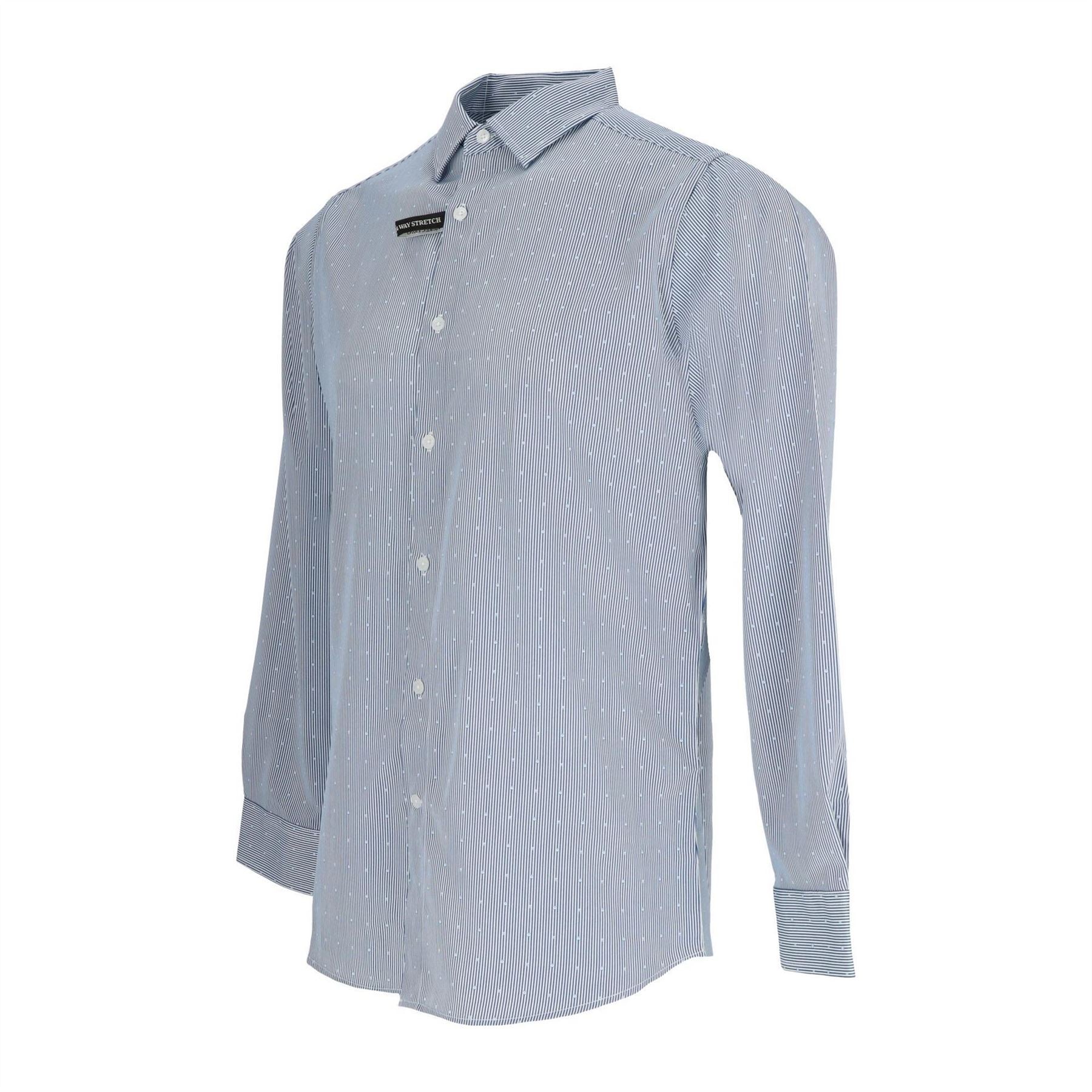 Scotch and Soda Pattern Collared Neck Long Sleeve Shirt