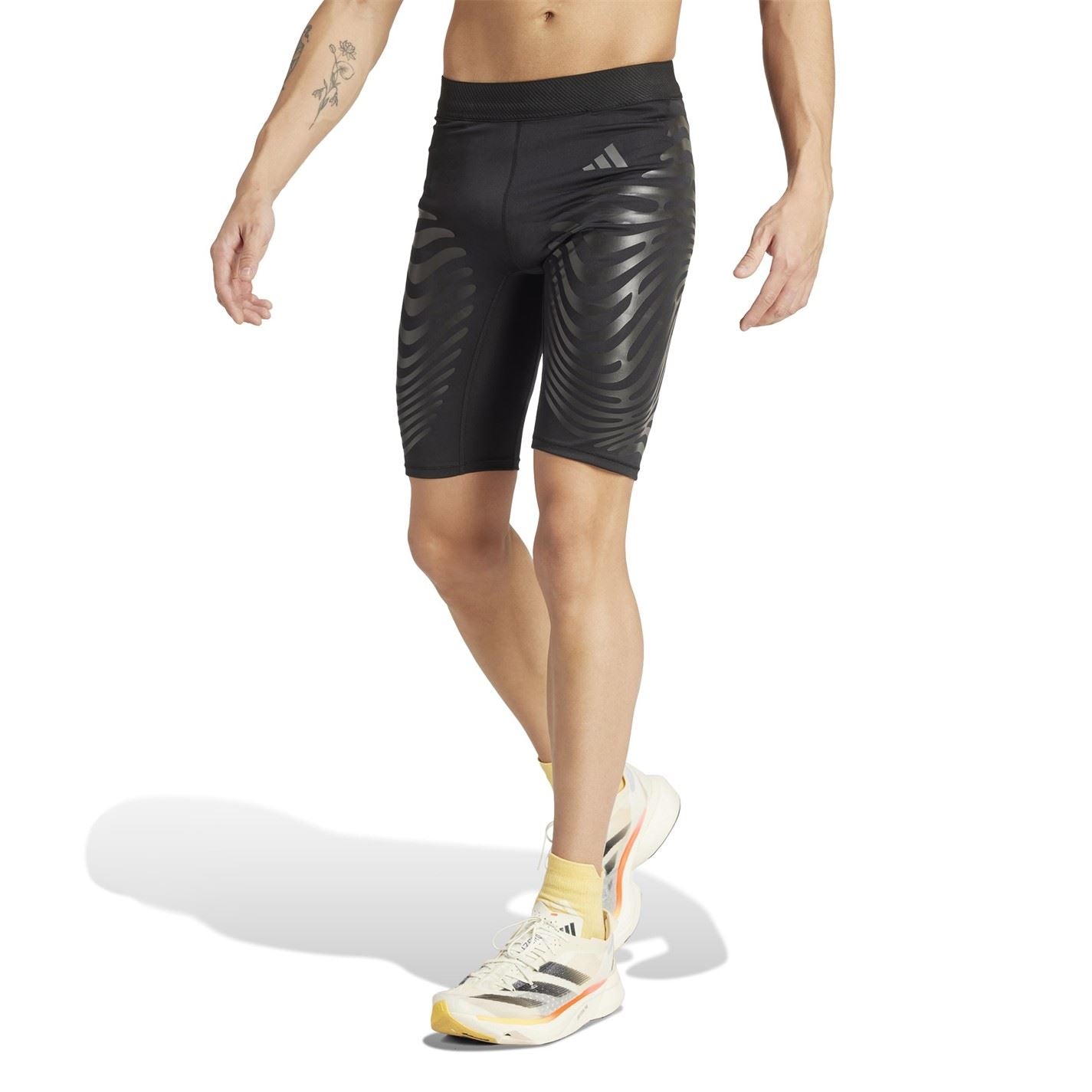 adidas Mens Adizero S Tgt R Running Shorts