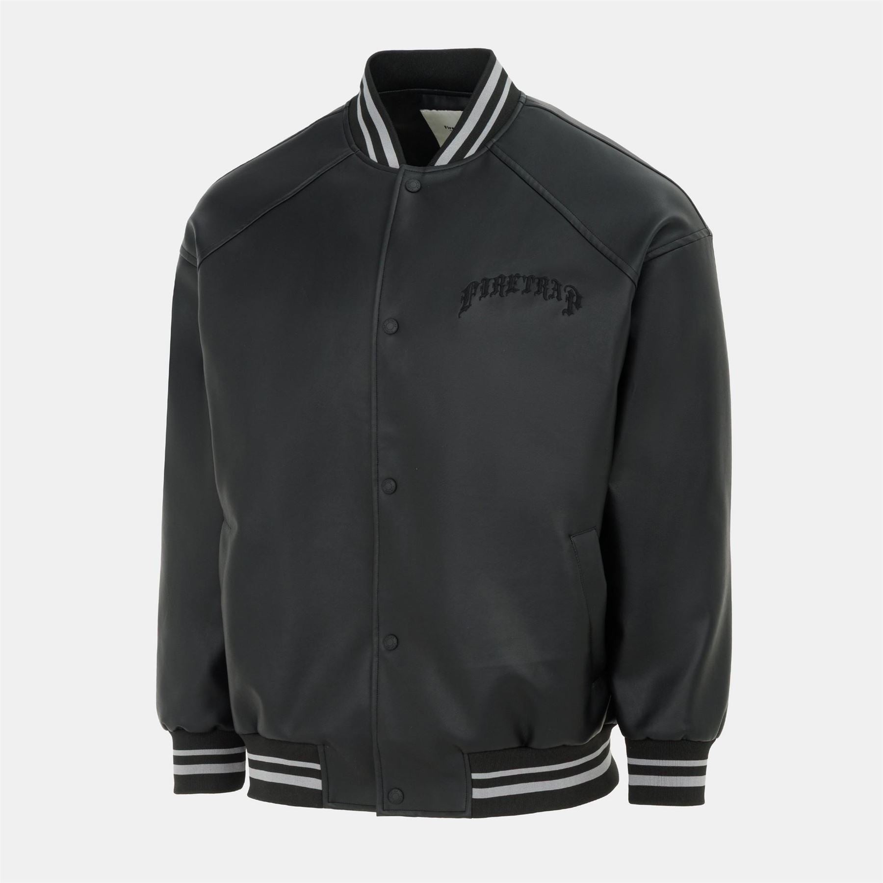Firetrap Mens Baseball Pu Jacket