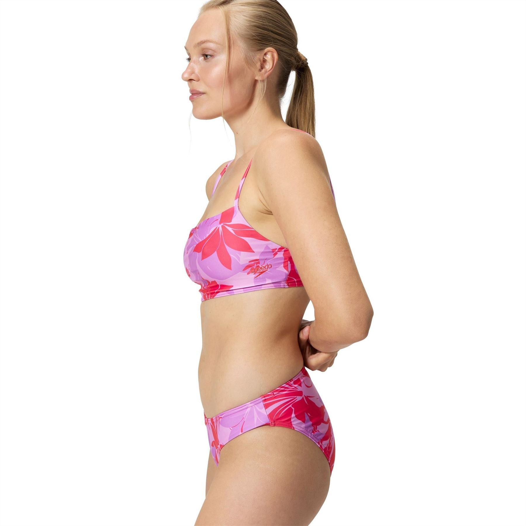 Speedo Womens Printed Adjustable Thinstrap 2 Piece