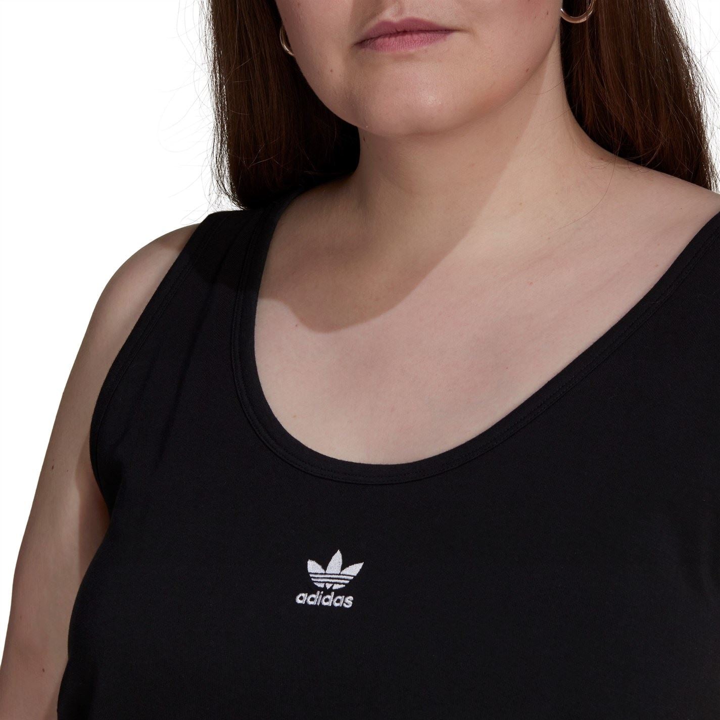 adidas Originals Cropped Scoop Neck Relaxed Fit Tank