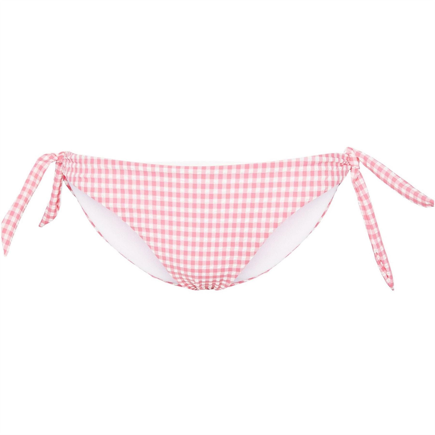 Pieces Check Brazilian Bikini Bottoms