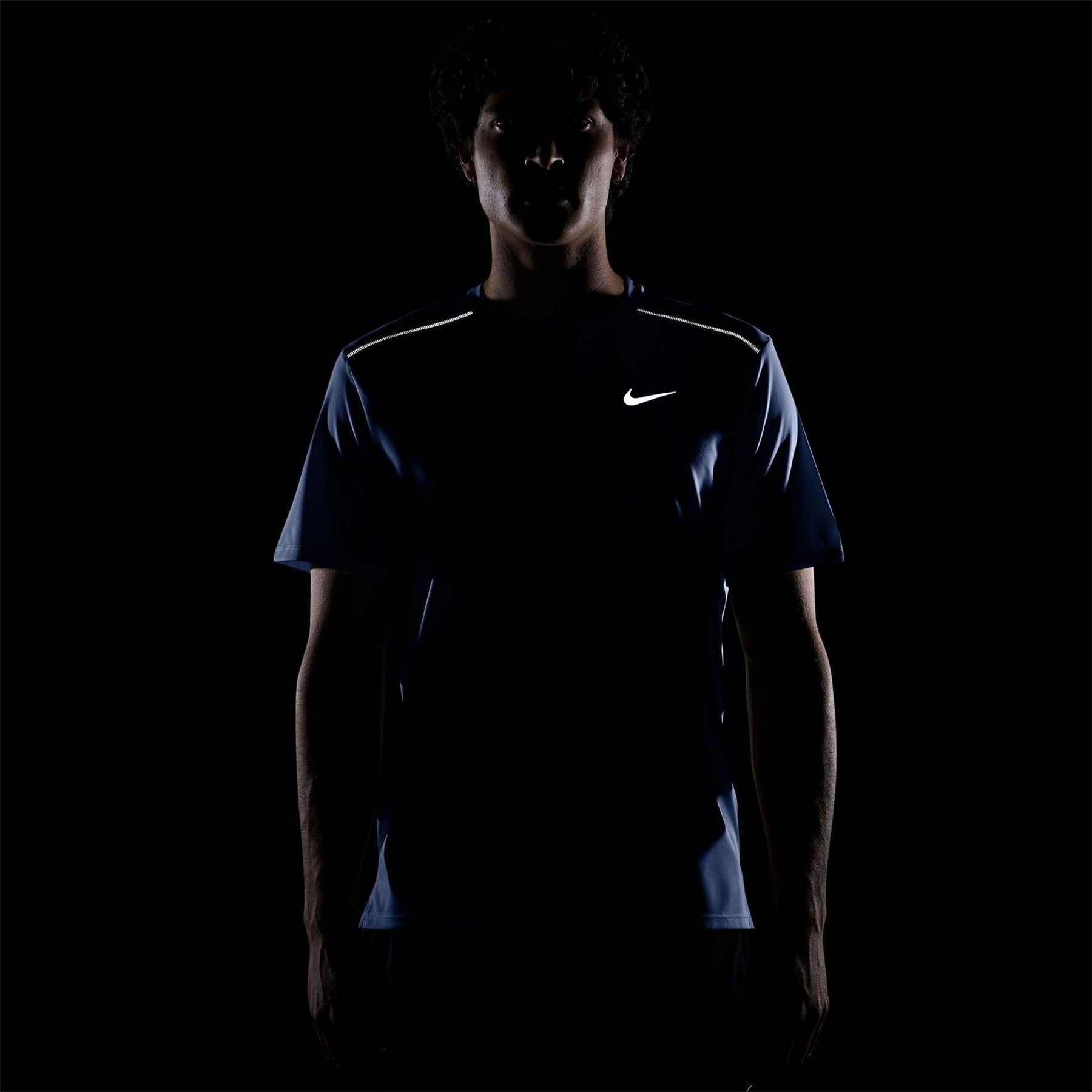Nike Mens Drifit Miler Running Top