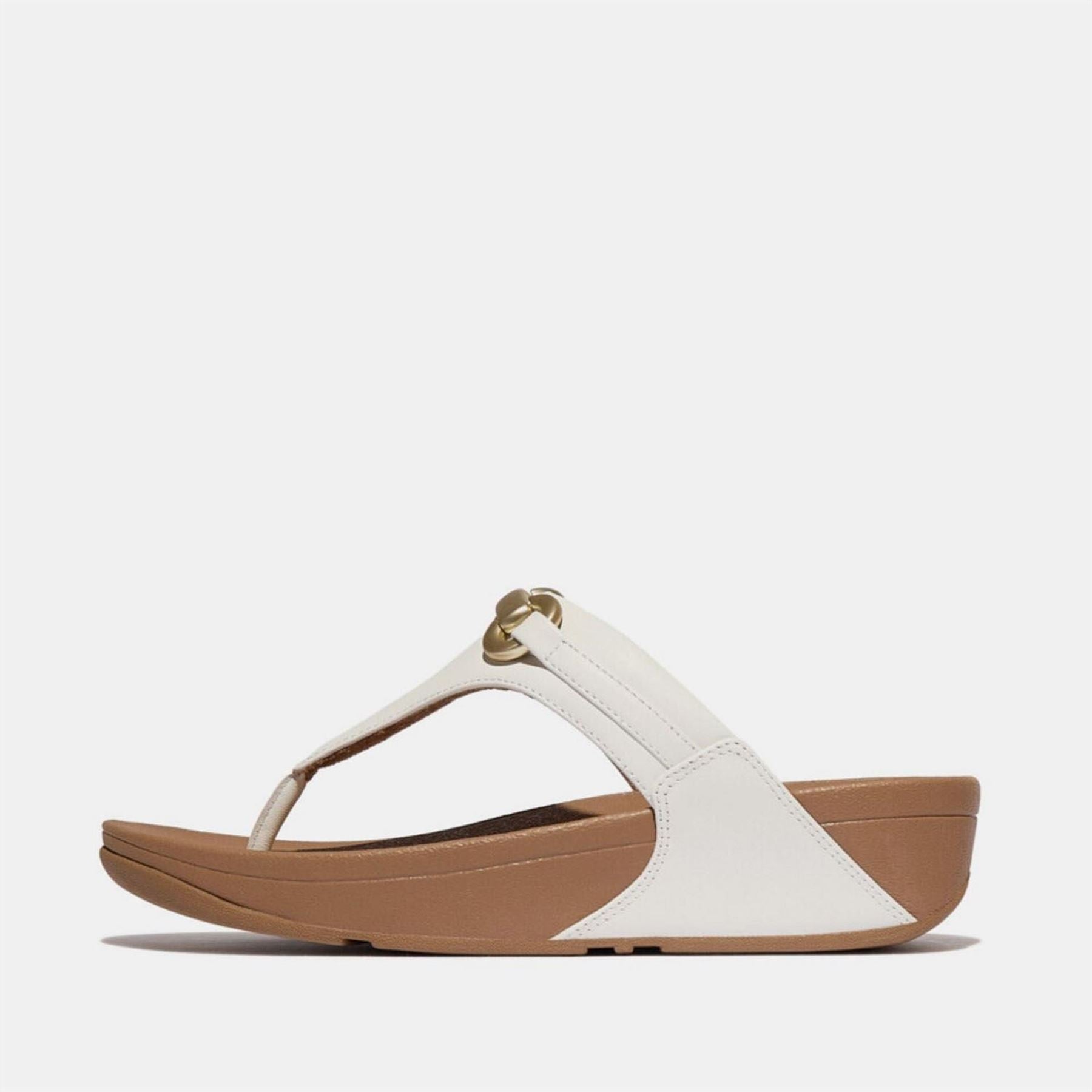 FitFlop Chunky Snaffle Leather Toe Post Sandals