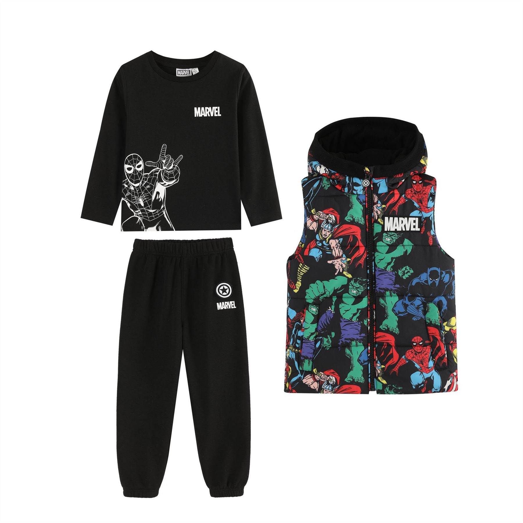Character Gilet 3 Piece Set Juniors