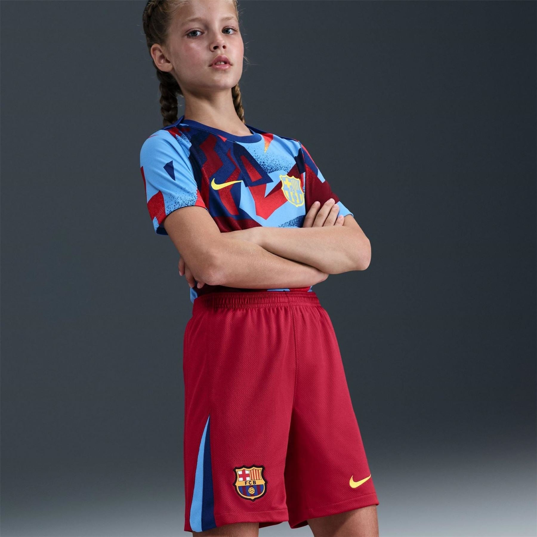 Nike Barcelona Fourth Shorts 25 26 Juniors