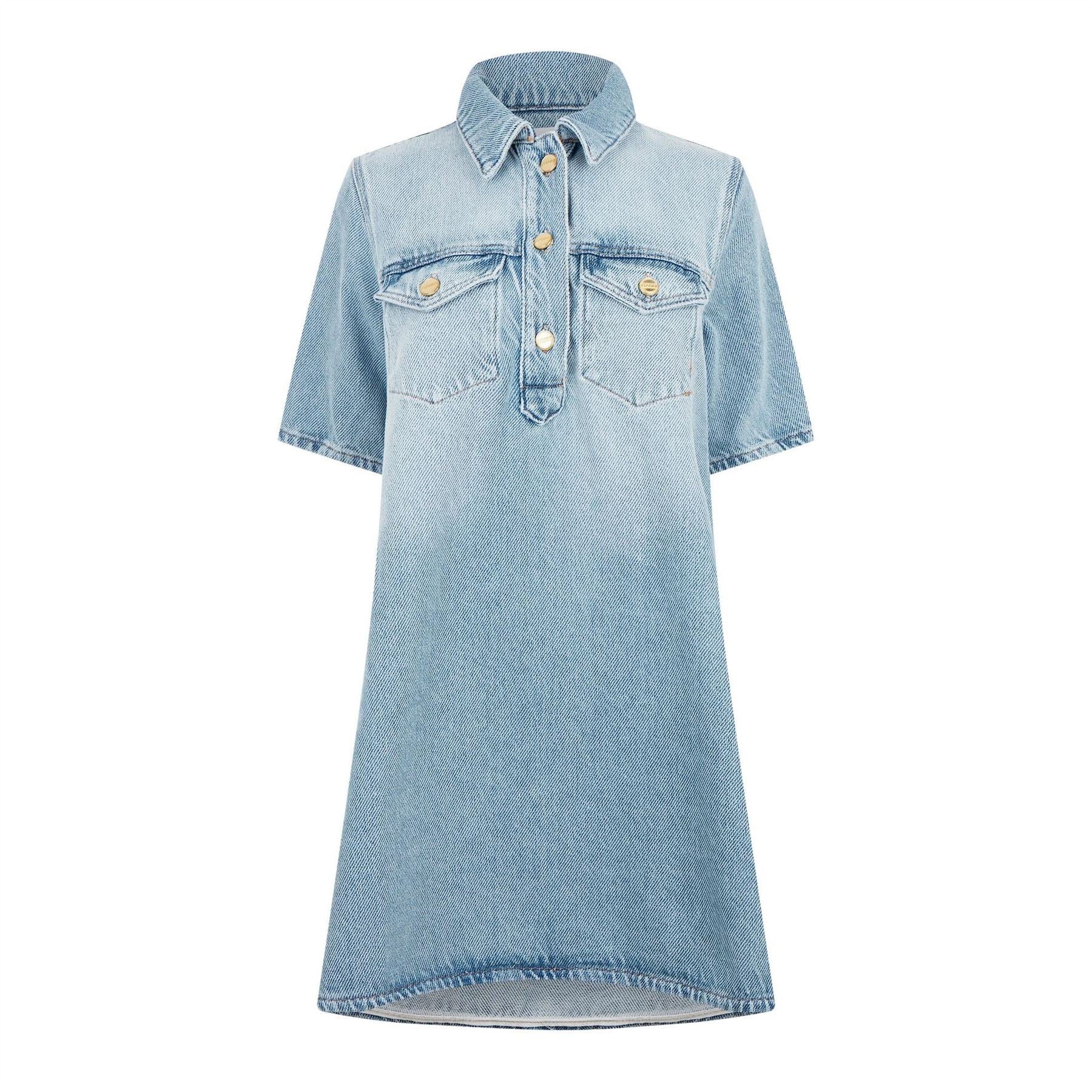Ganni Denim Mini Dress