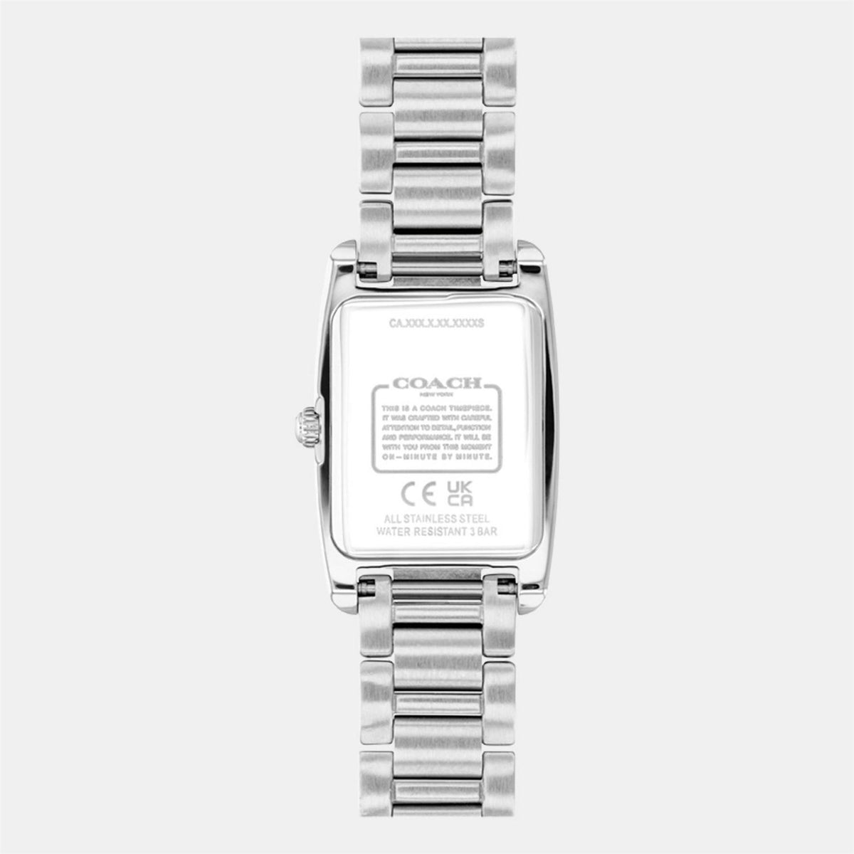Coach Ladies Reese Gold Ip Crystal Bracelet Watch