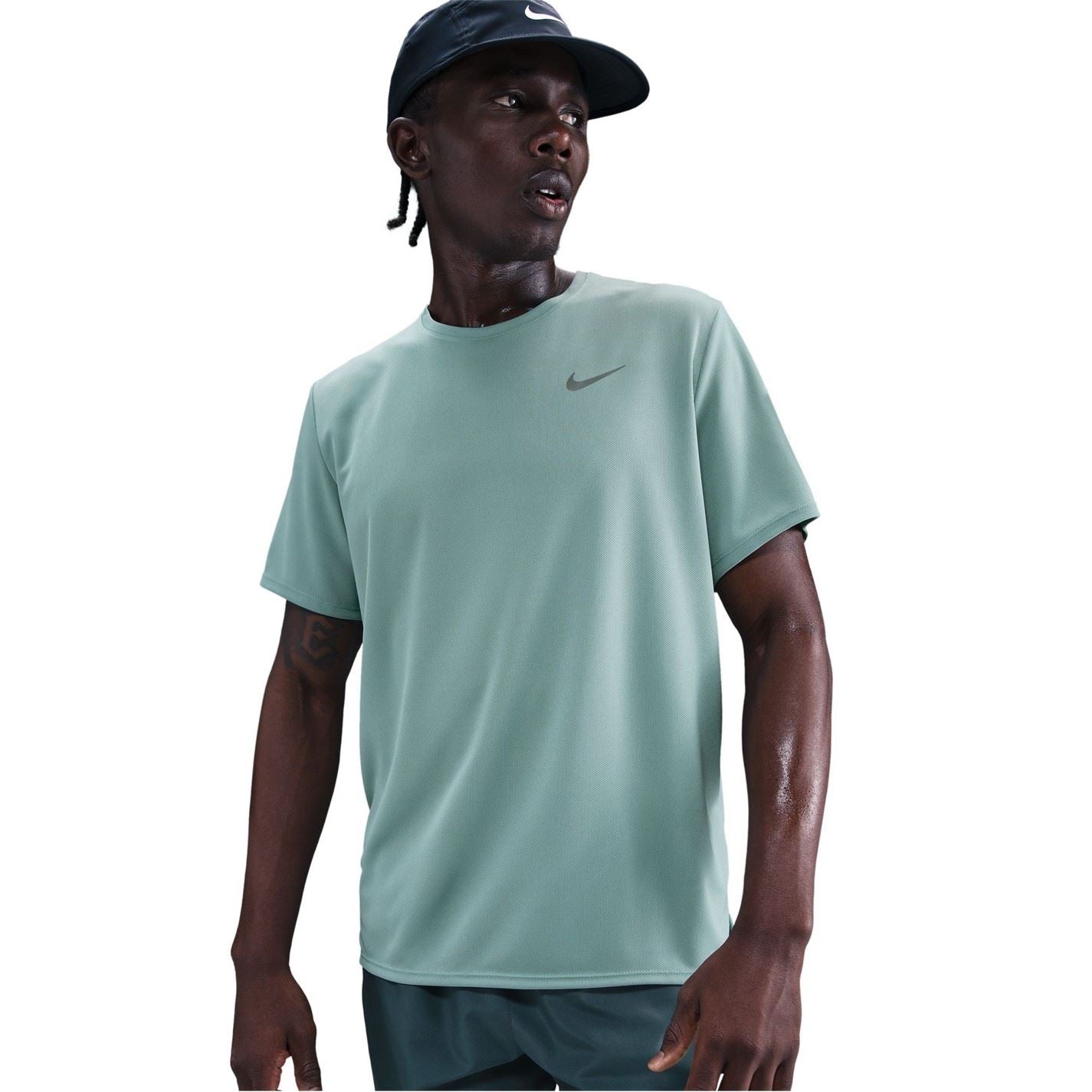 Nike Mens Drifit Miler Running Top