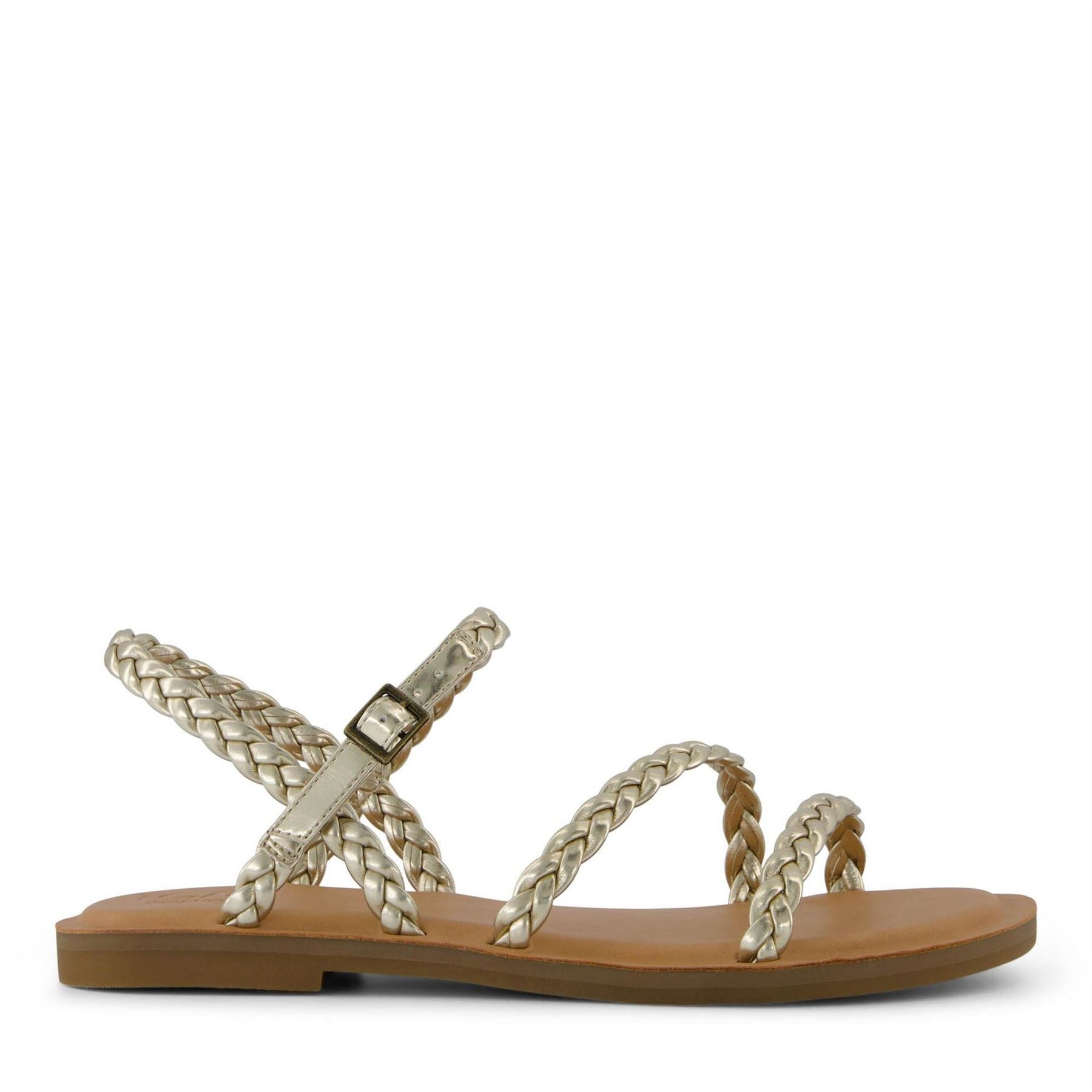 Toms Kira Gladiator Sandals Open Toe Flats