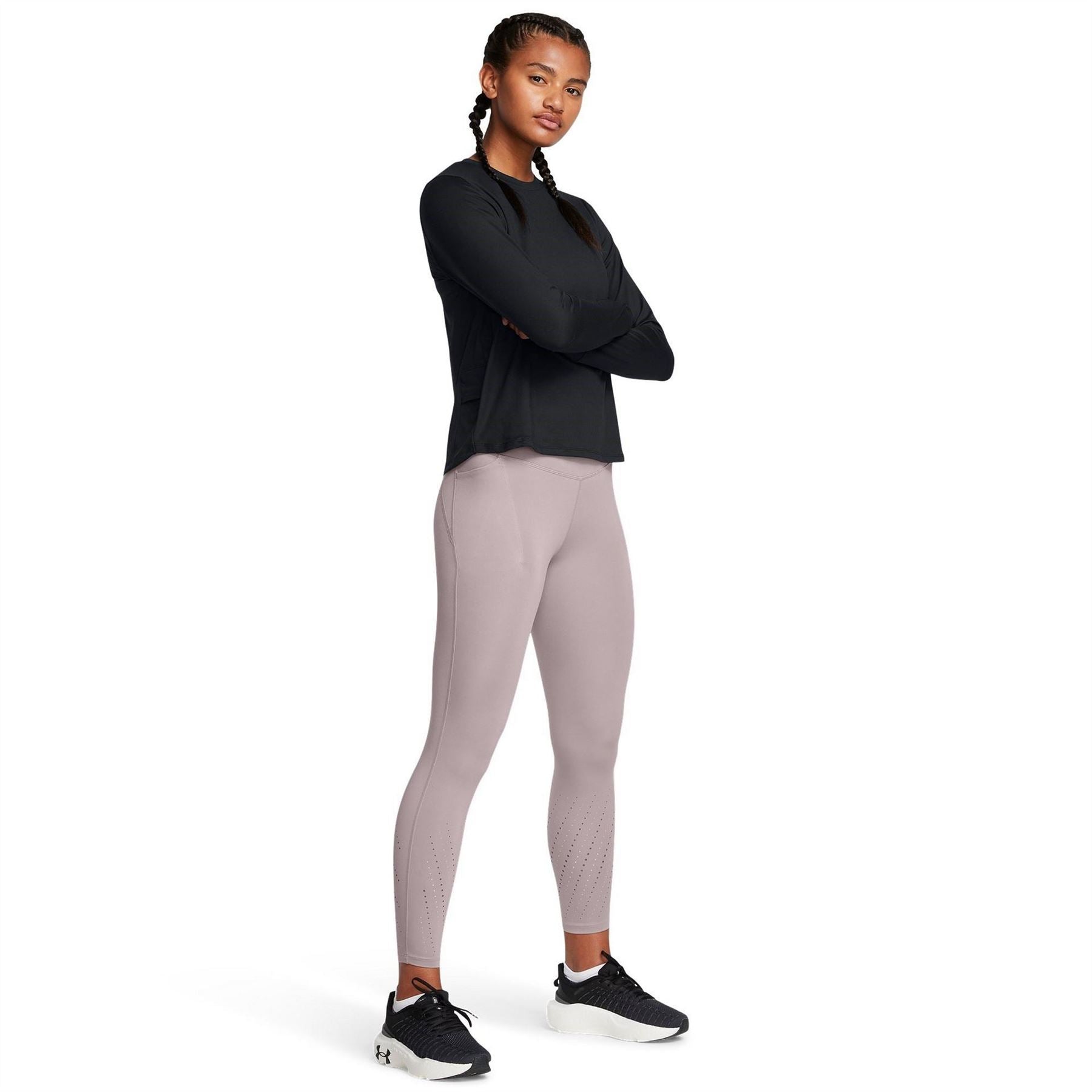 Under Armour Womens Armour Ua Launch Elite Ankle Tights Running Tight