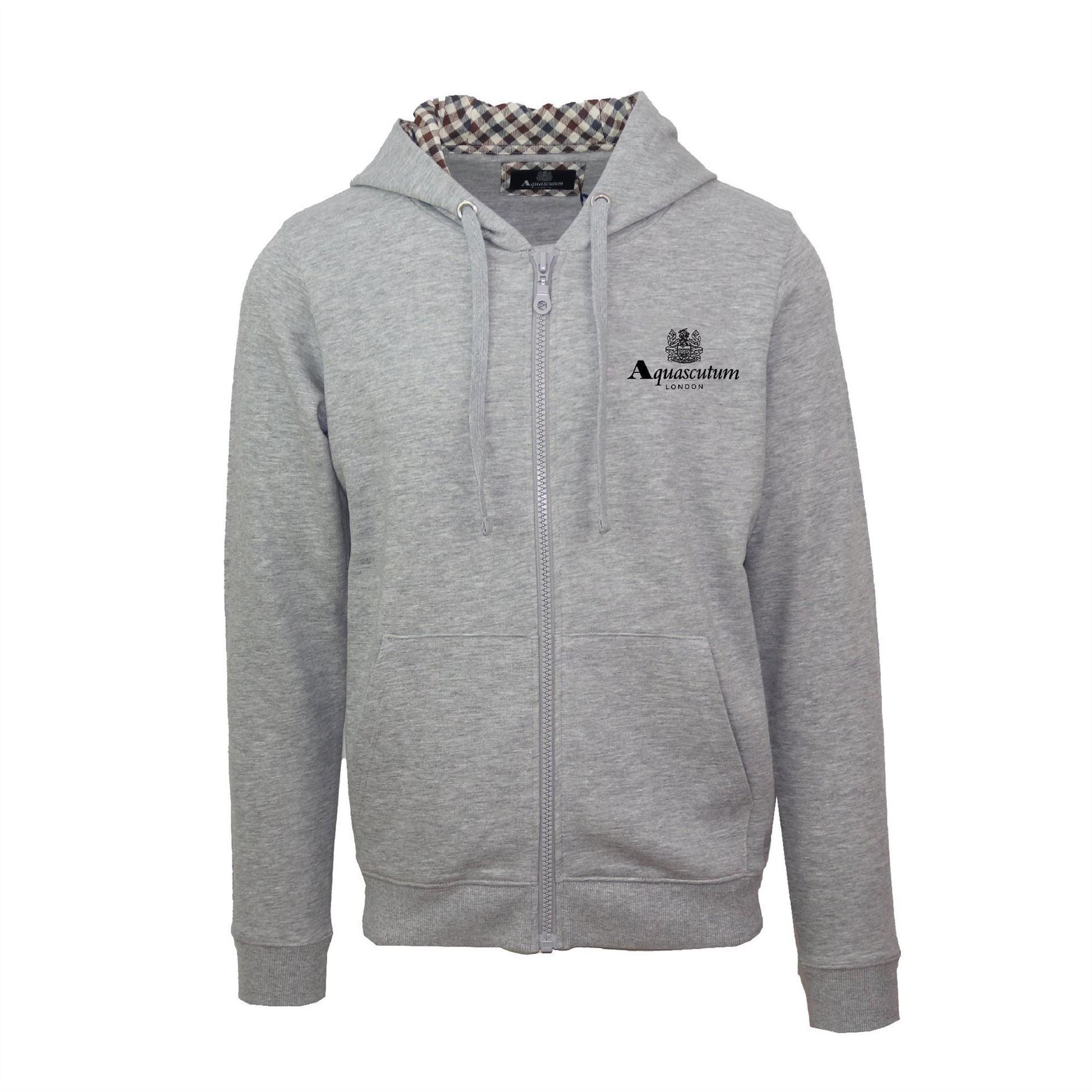 Aquascutum Zip Hooded Sweatshirt