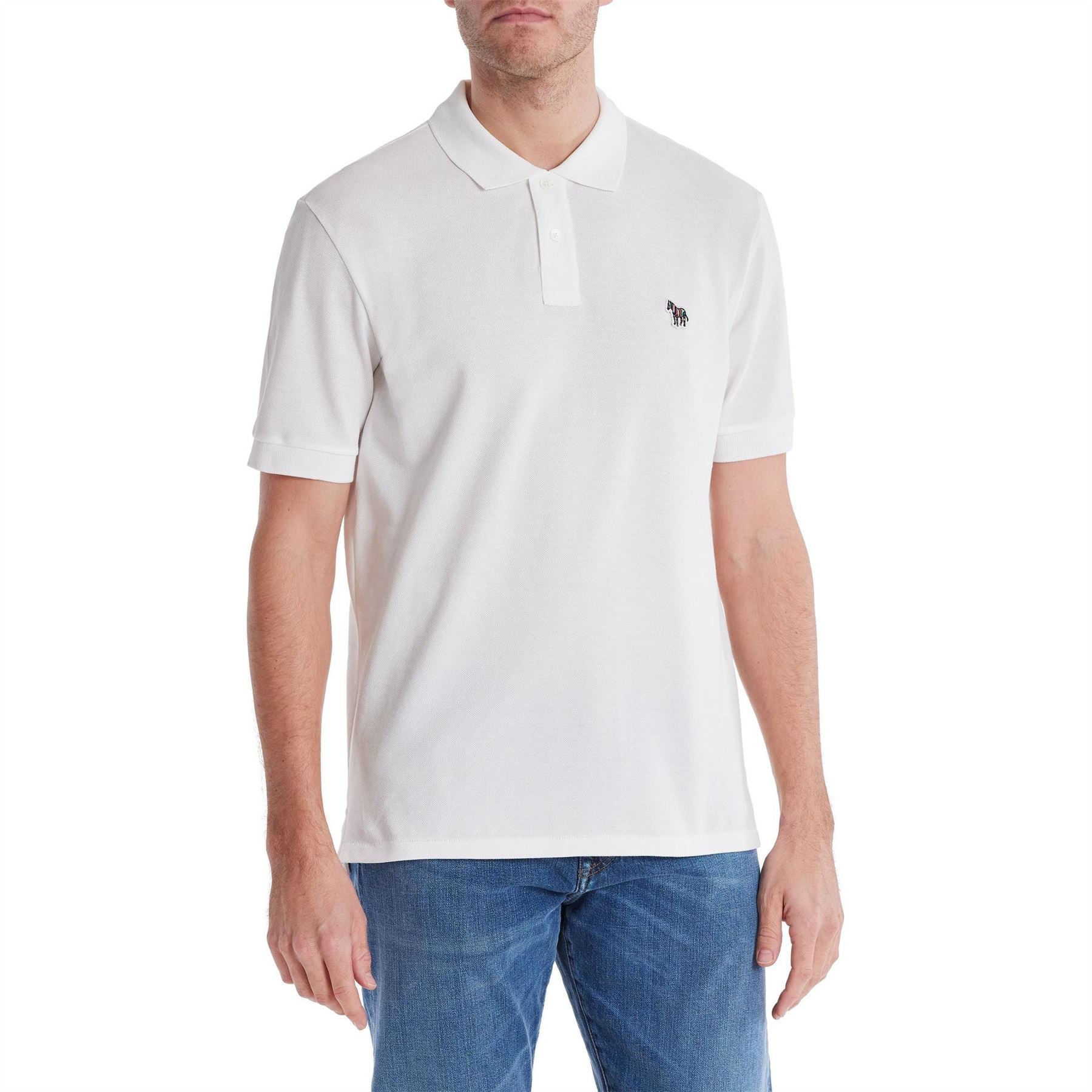 PS Paul Smith Regular Fit Zebra Polo Shirt