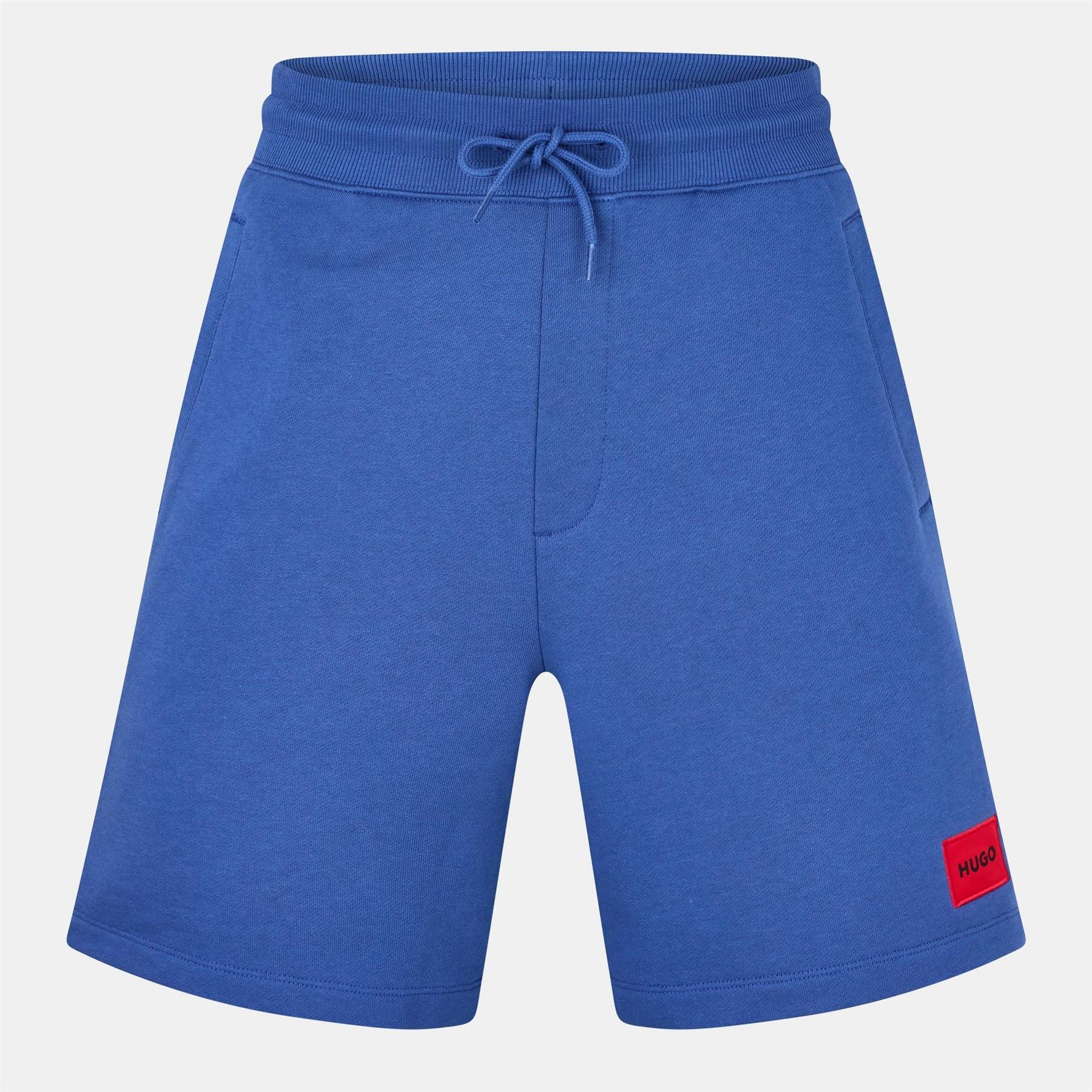 Hugo HUGO Jogger Fleece Shorts with Logo Detail   Soft Cotton Blend Jersey