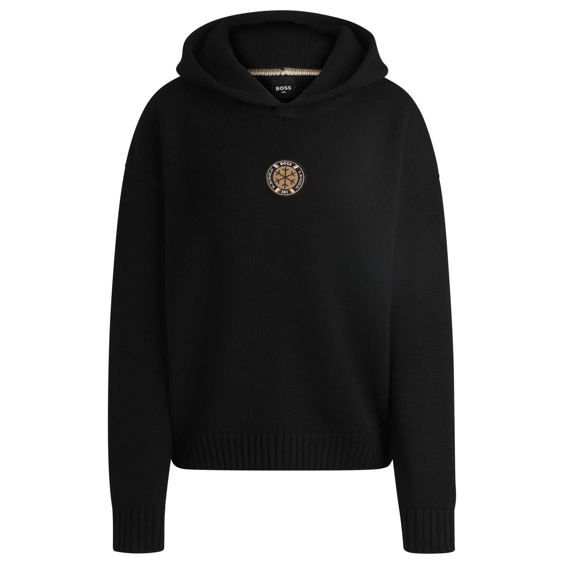 Boss Flomita Hooded Neck Long Sleeve Oversize Sweater