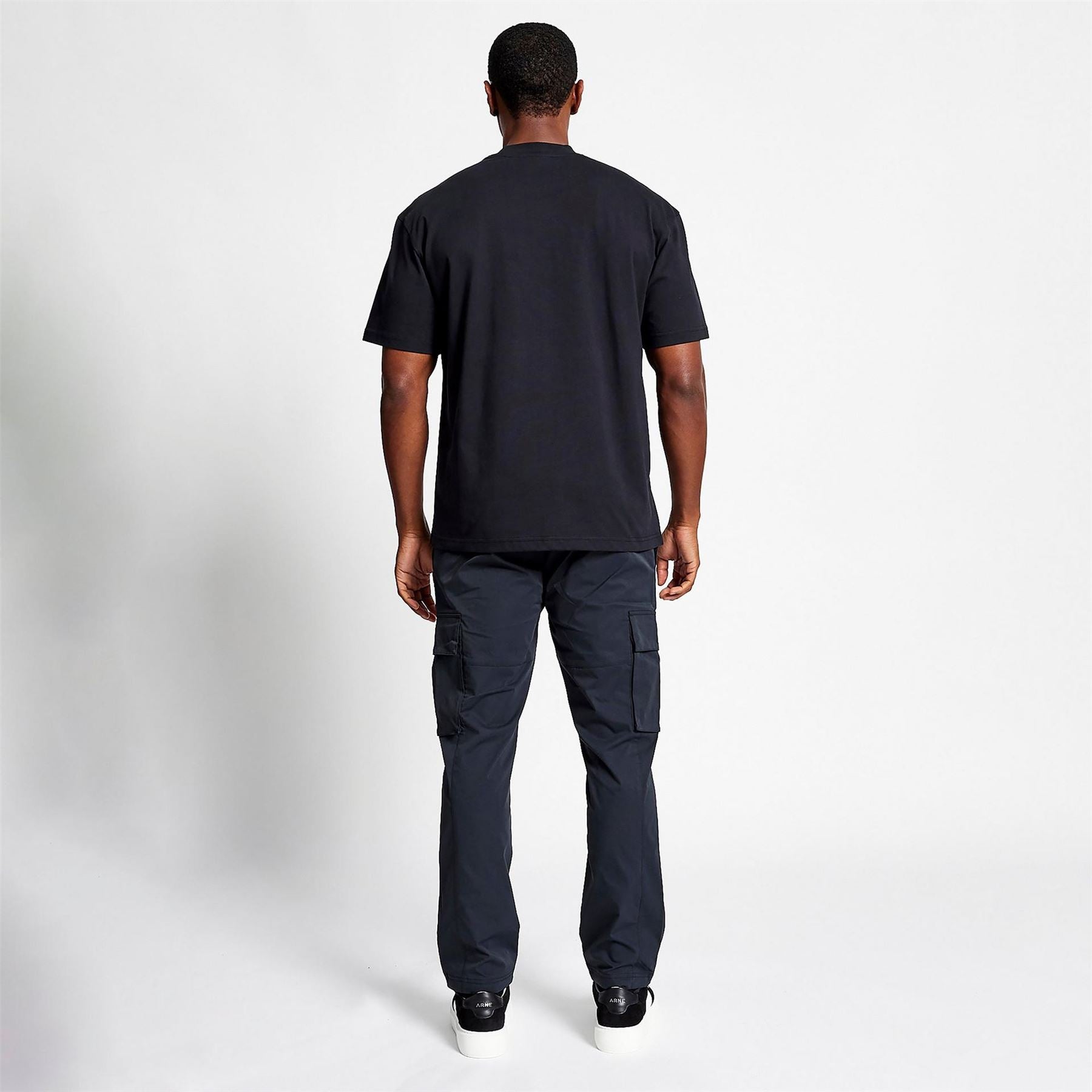Madison Barclay Oversize Lettering Crew Neck T-Shirt