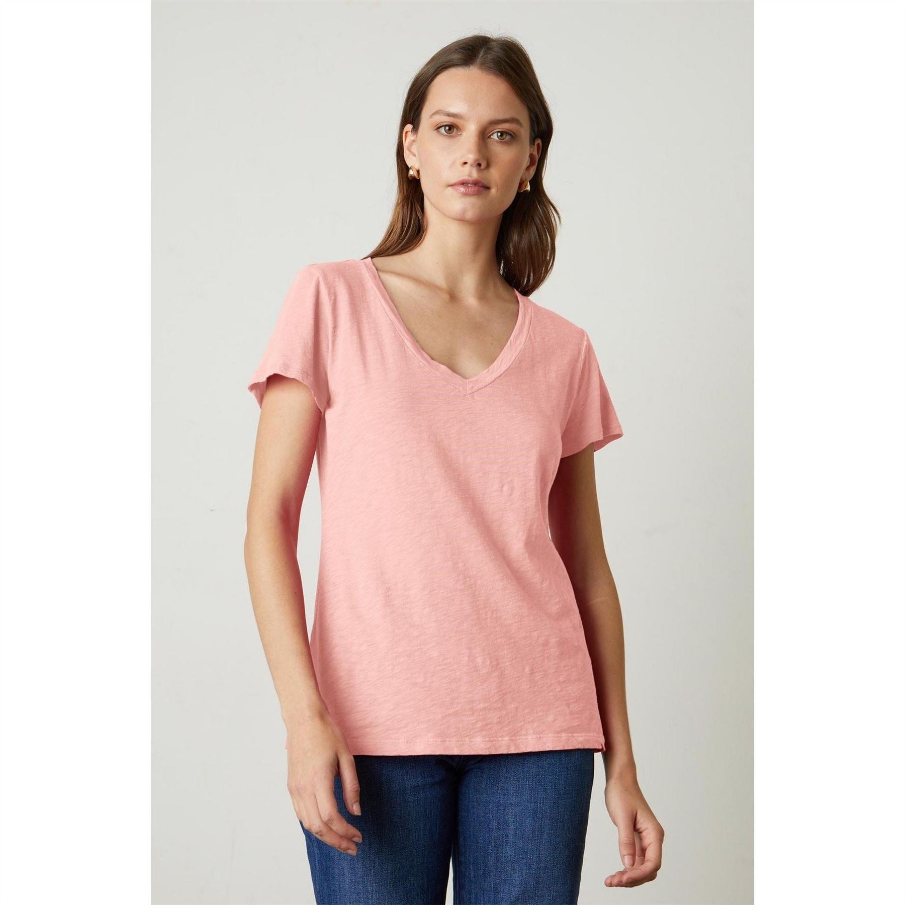 Velvet by Graham and Spencer Regular Fit Crew Neck Short Sleeve T-Shirt