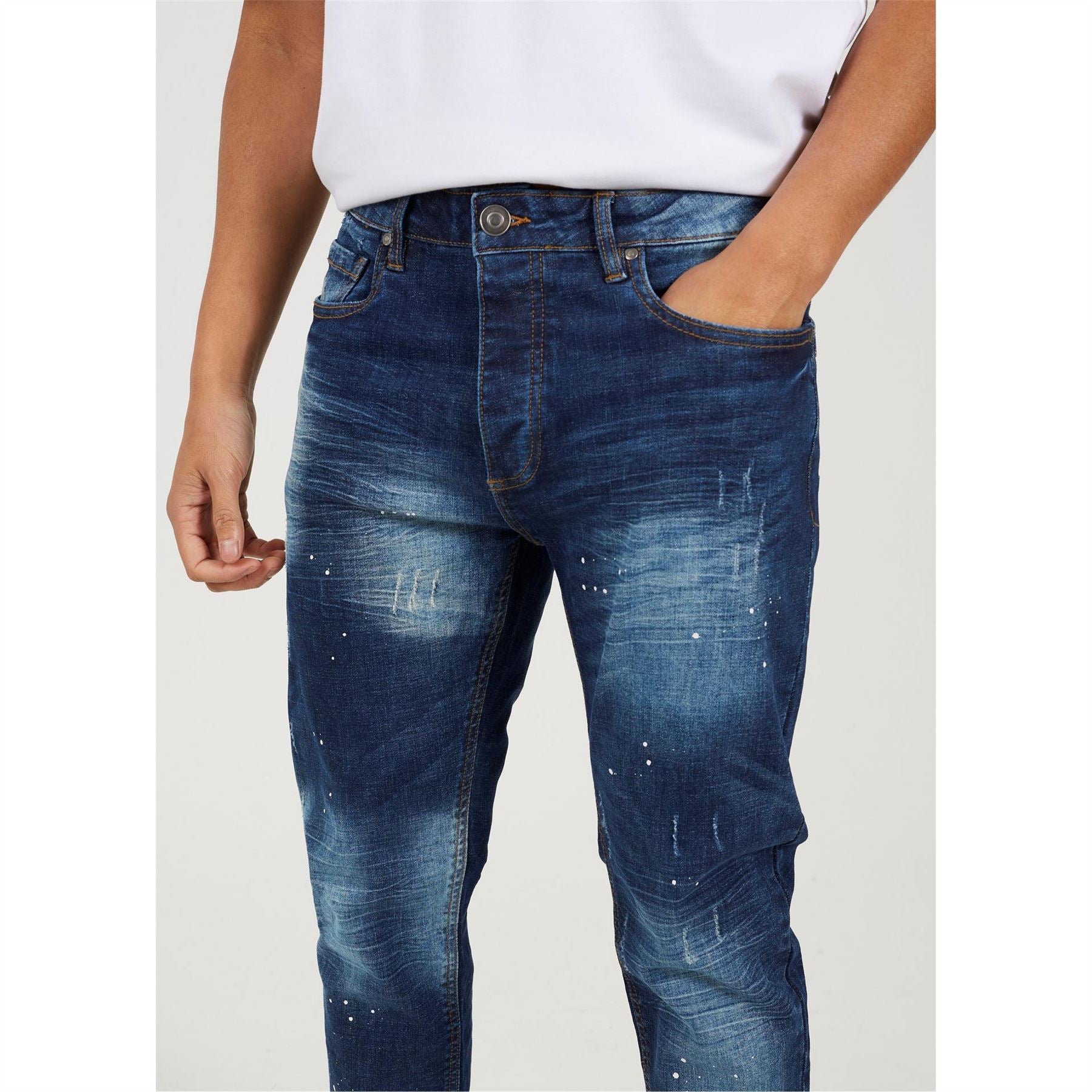 Brave Soul Splat Skinny Jean