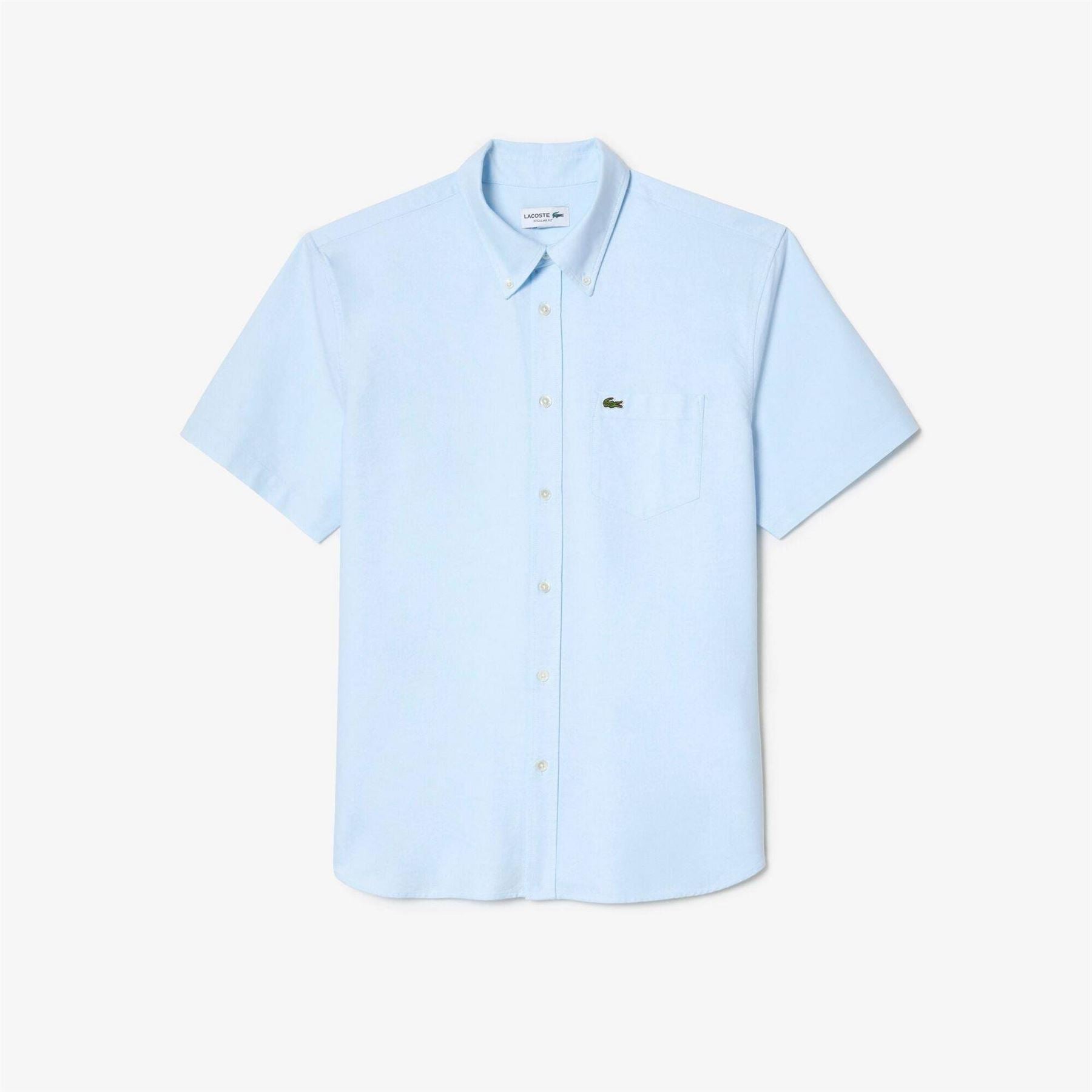 Lacoste Mens Short Sleeve Oxford Shirt