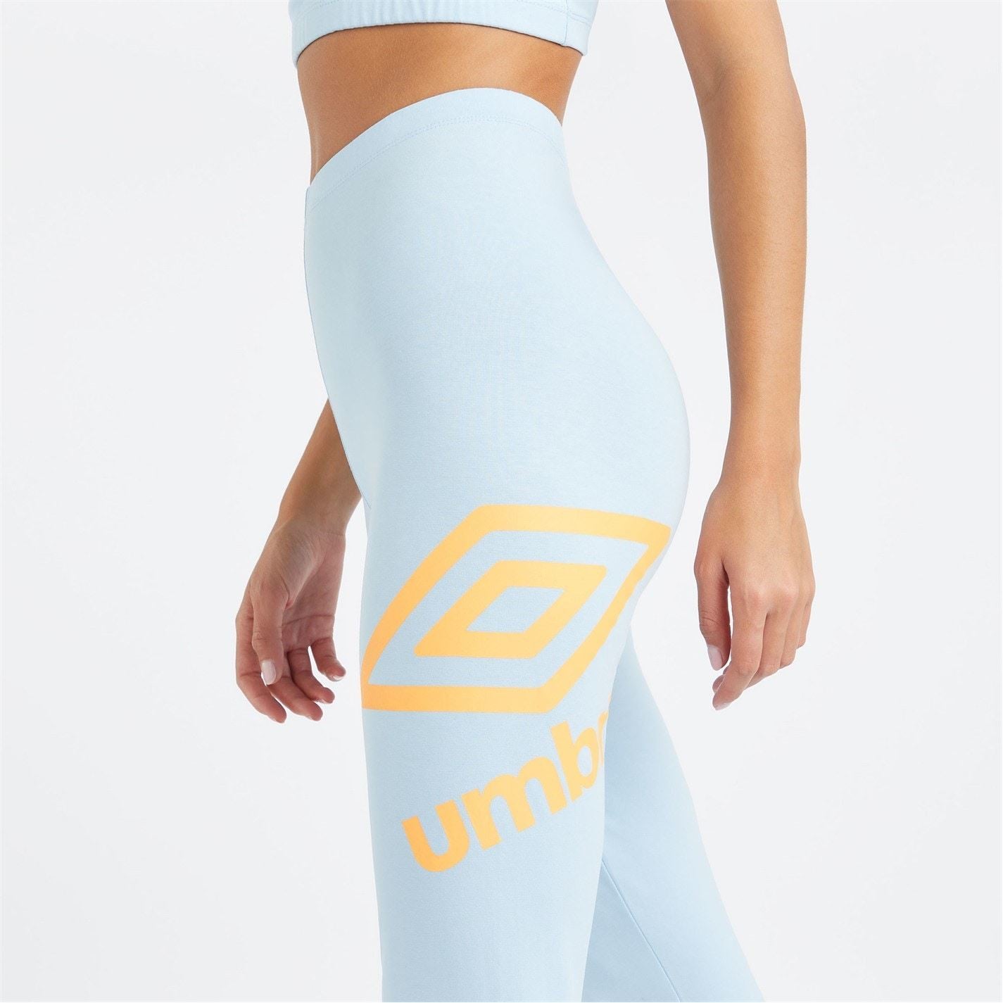 Umbro Logo Solid Patterned Leggings