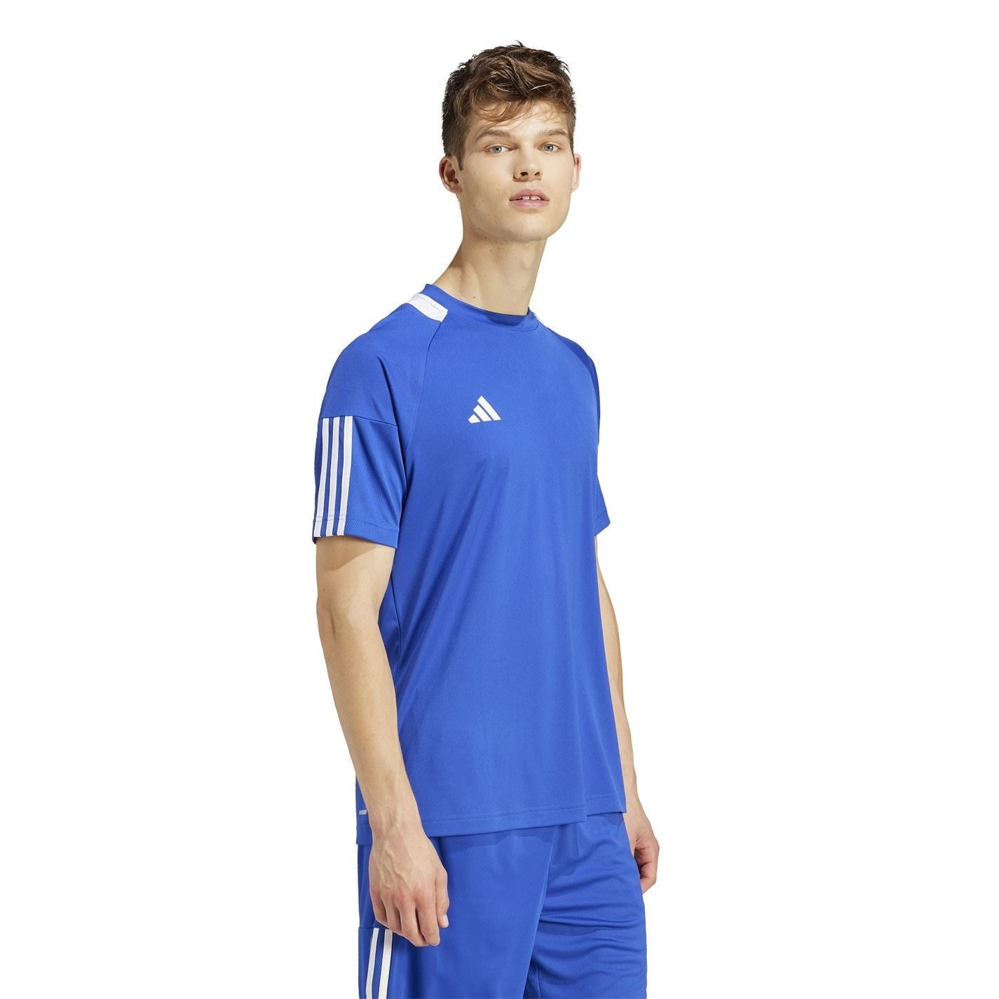 adidas Mens Classic 3 Stripe Sereno T-Shirt