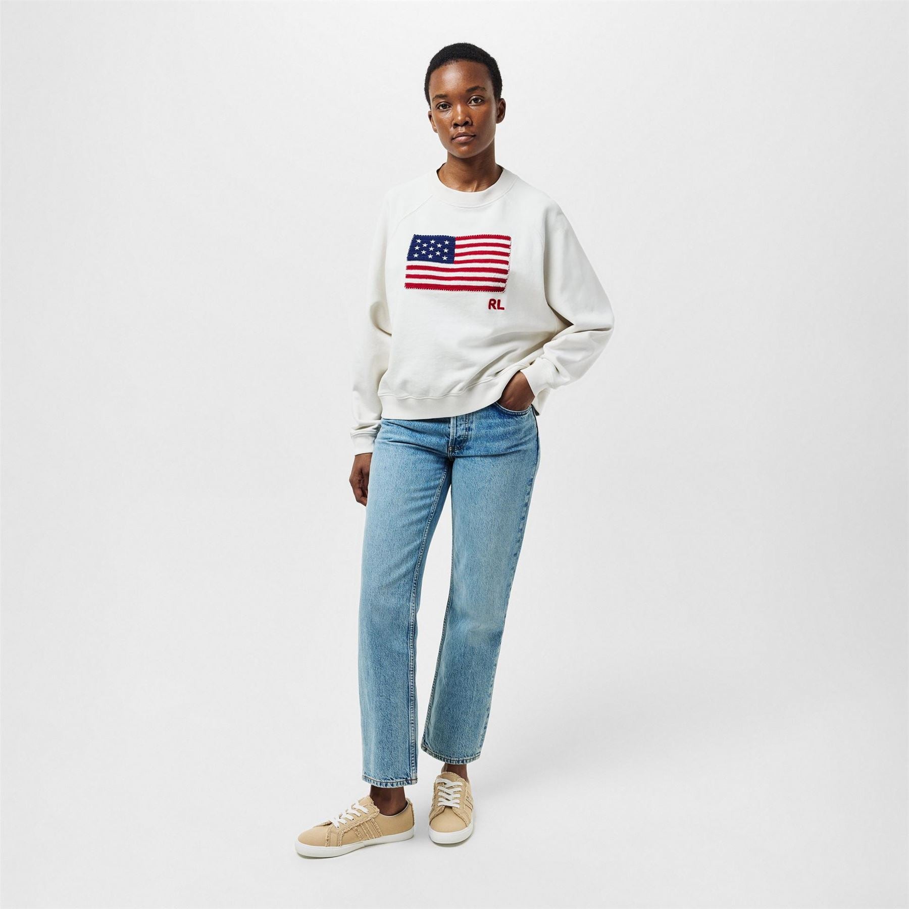 Lauren by Ralph Lauren Janson Leather Court Trainers