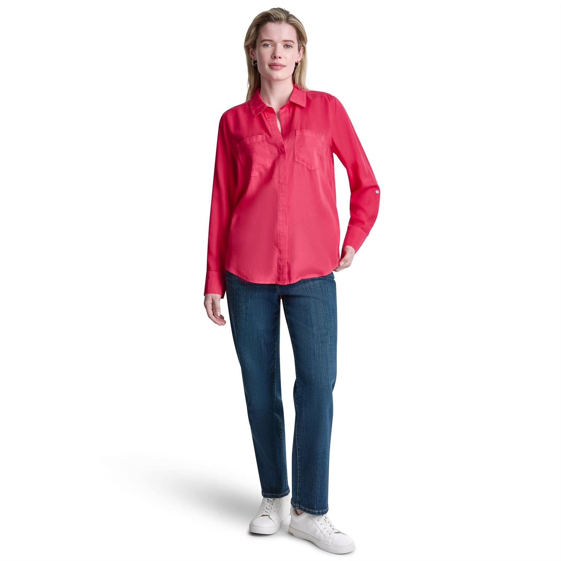DKNY Long Sleeve Blouse