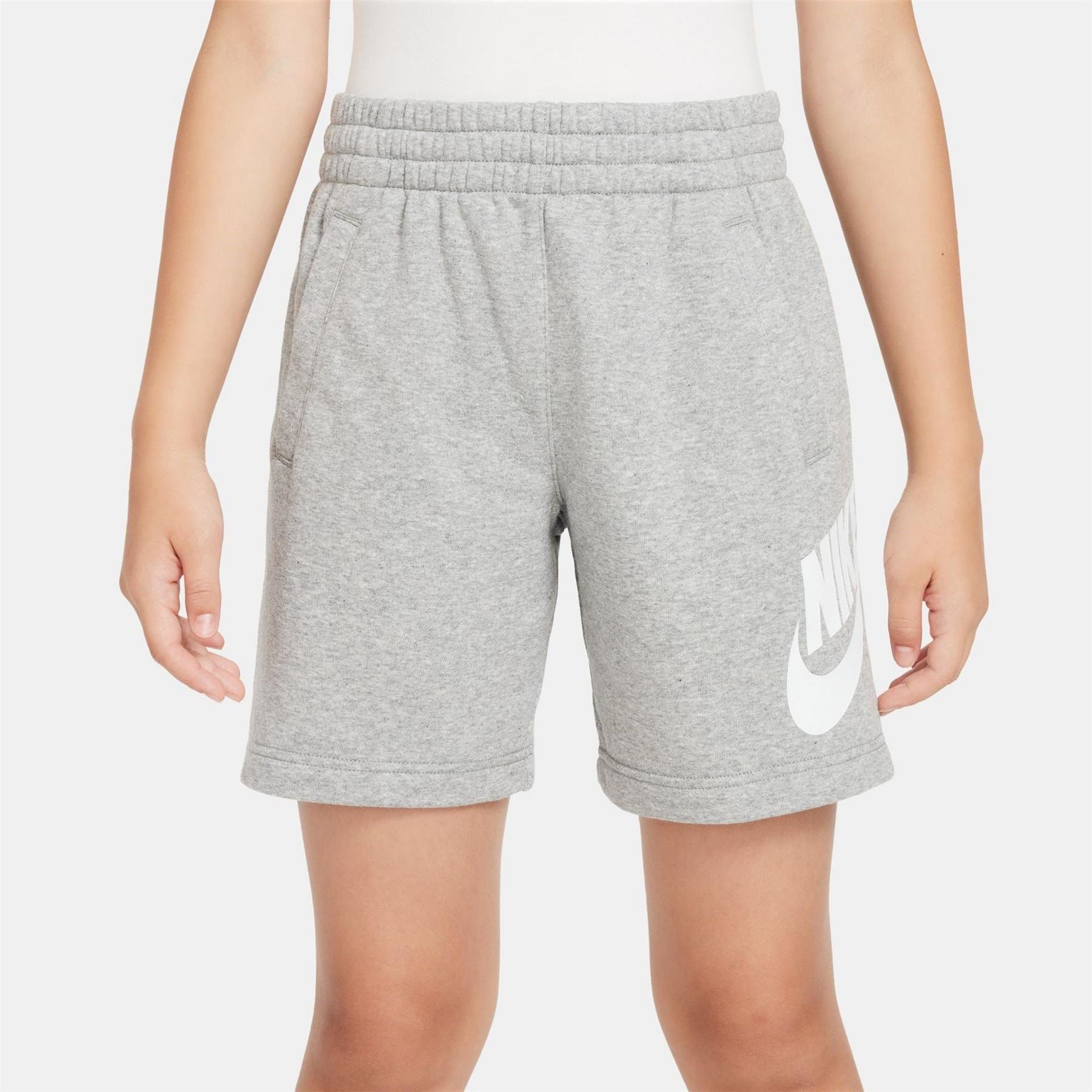 Nike Hybrid Bold Logo Sweat Shorts with Elasticated Waistband