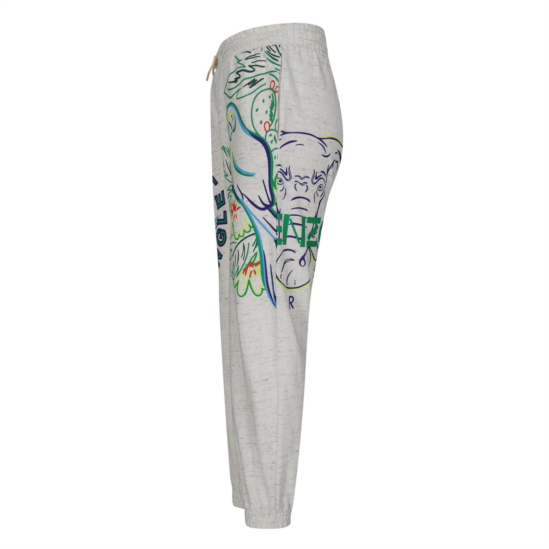 Kenzo All Over Print Closed Hem Fleece Joggers