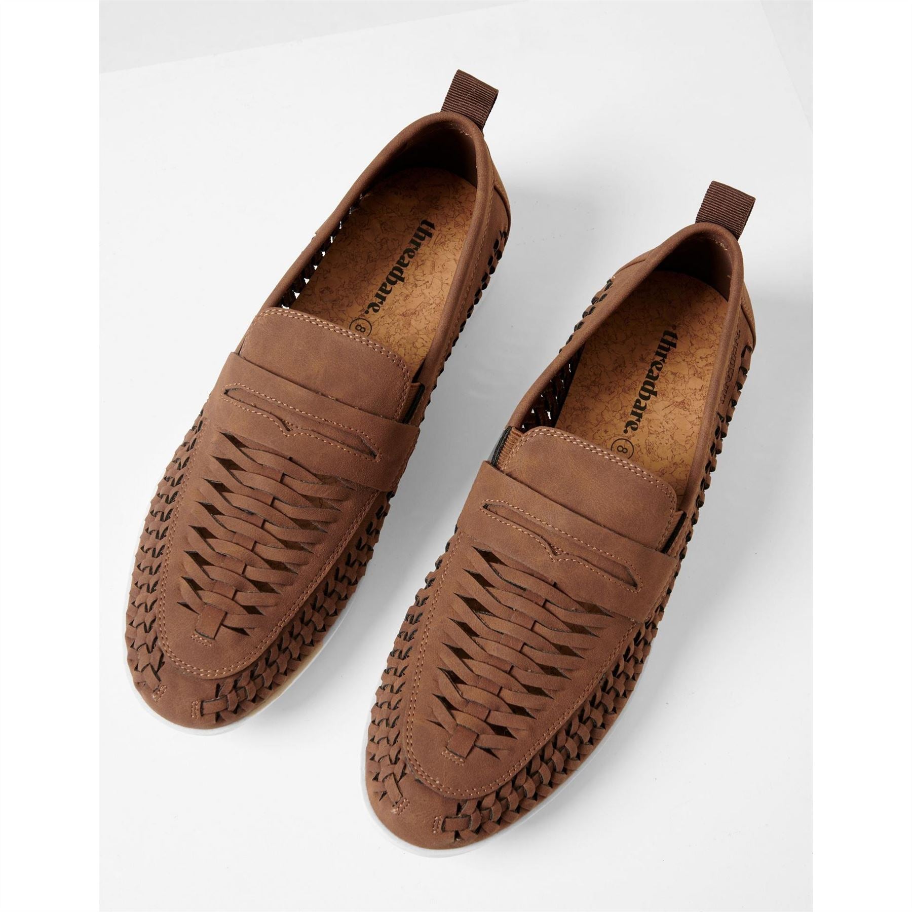 Threadbare Aaron Woven Embellished Venetian Loafers