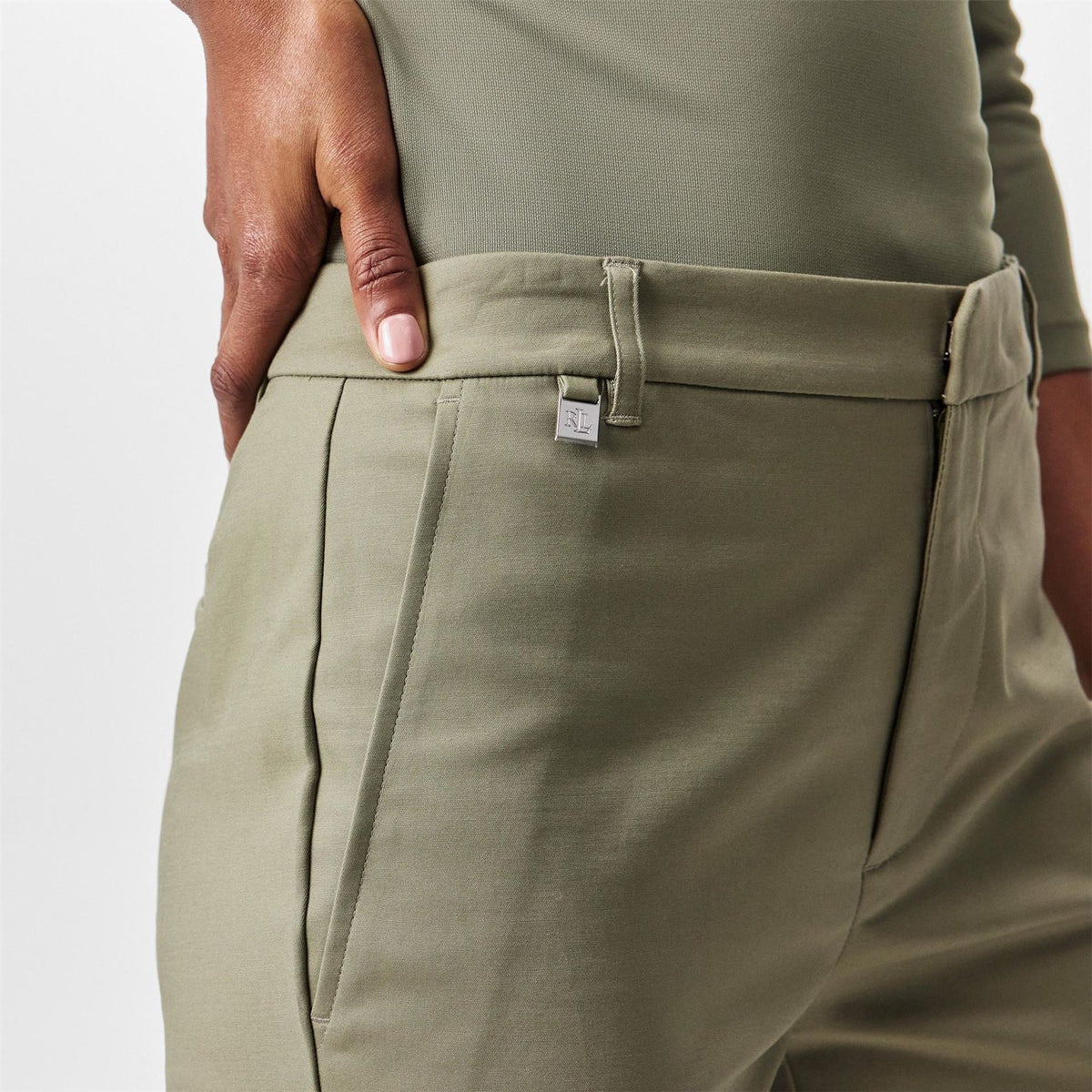 Lauren by Ralph Lauren Faced Stretch Trousers