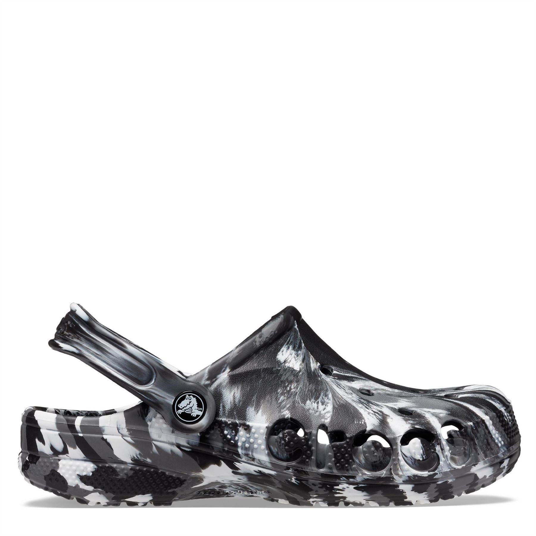 Crocs Baya Marble Patterned Clogs