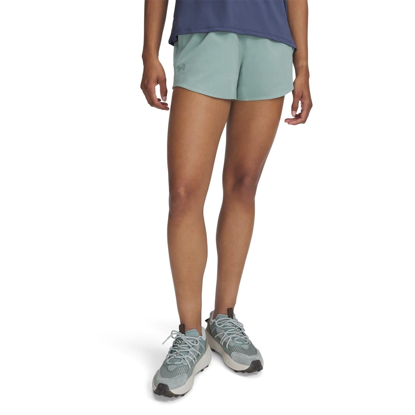 Under Armour Flex Woven Running Shorts with Curved Hem