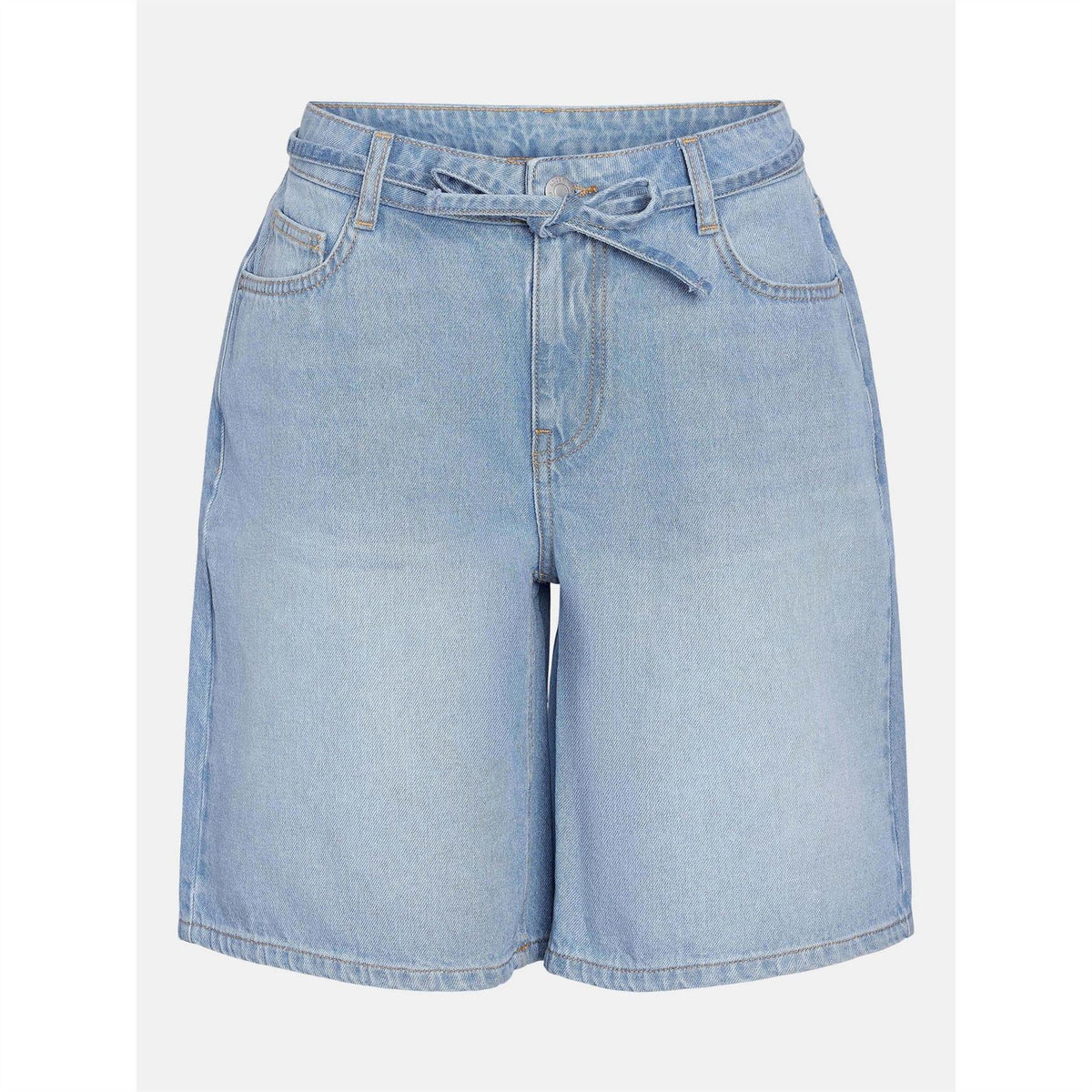 Noisy May Loose Light Wash Denim Shorts