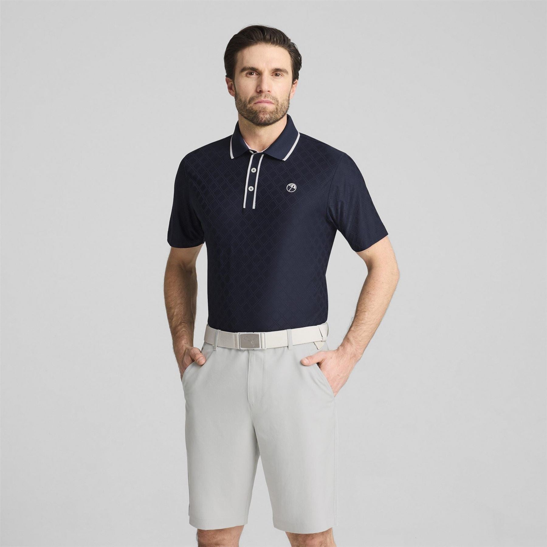 Puma Mens X Ap Tipped Jacquard Polo Shirt