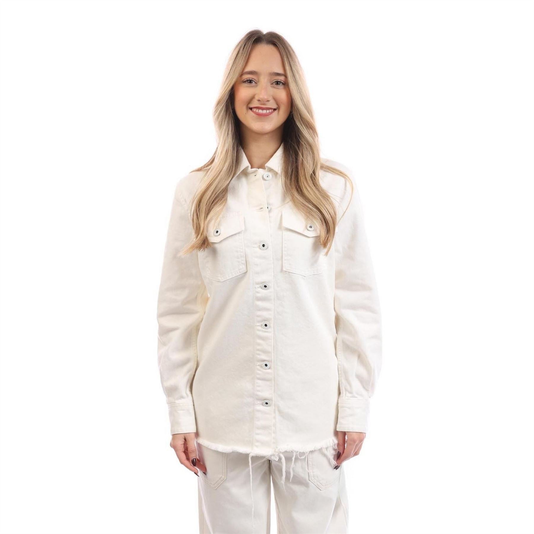 Off White Long Sleeve Shirt