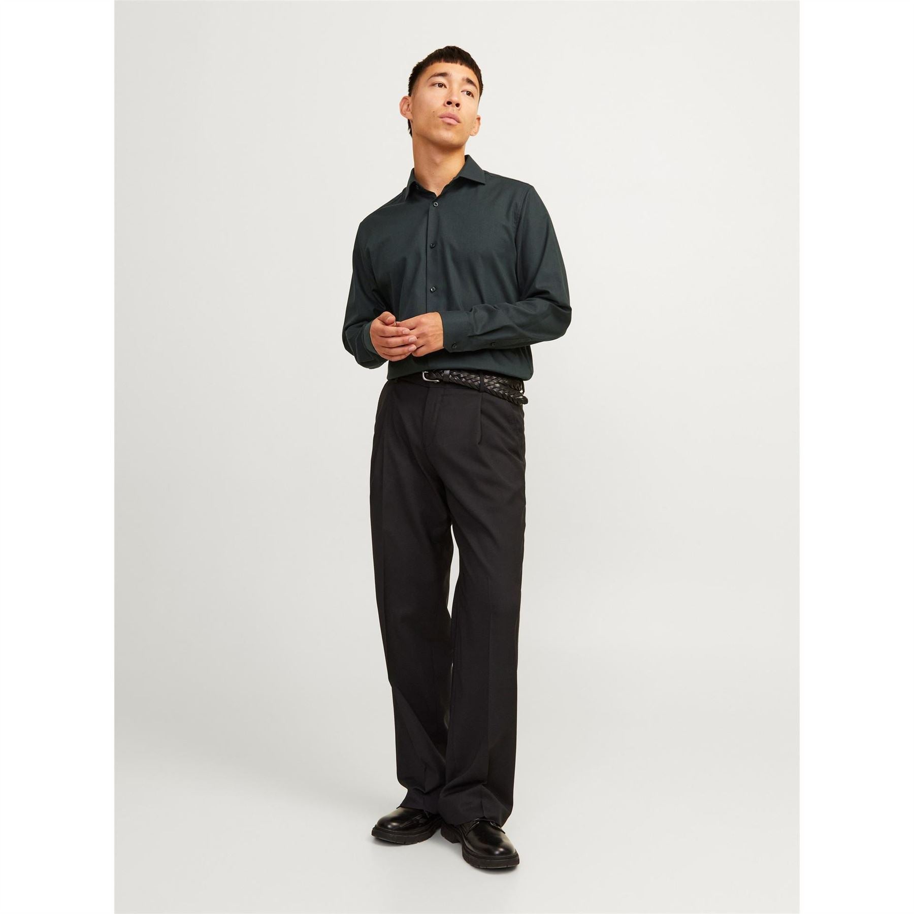 Jack and Jones Slim Fit Long Sleeve Parker Shirt