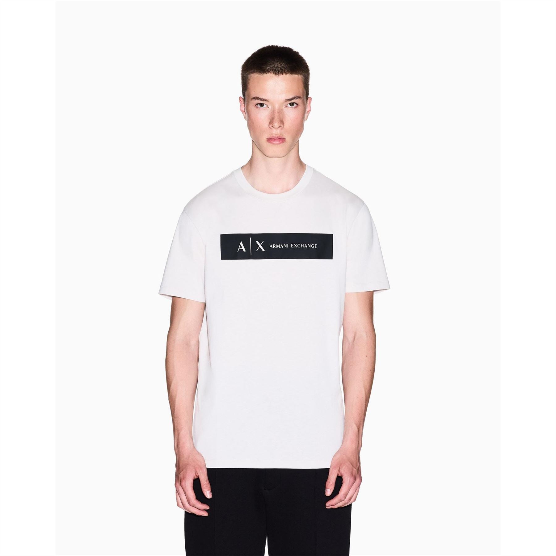Armani Exchange Exchange Crew Neck Short Sleeve Jersey T-Shirt