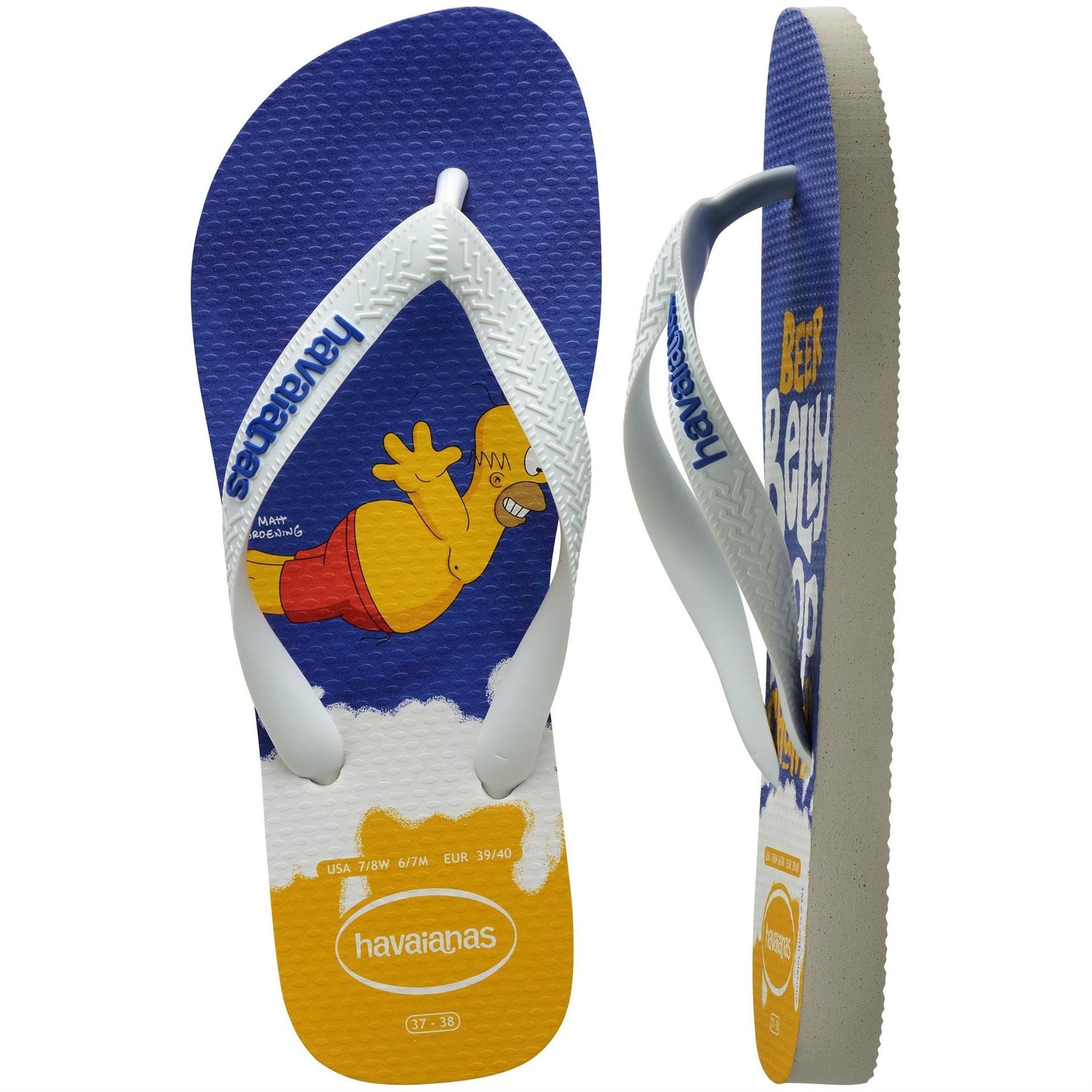 Havaianas Simpson Cartoon Print Flip Flop Sandals