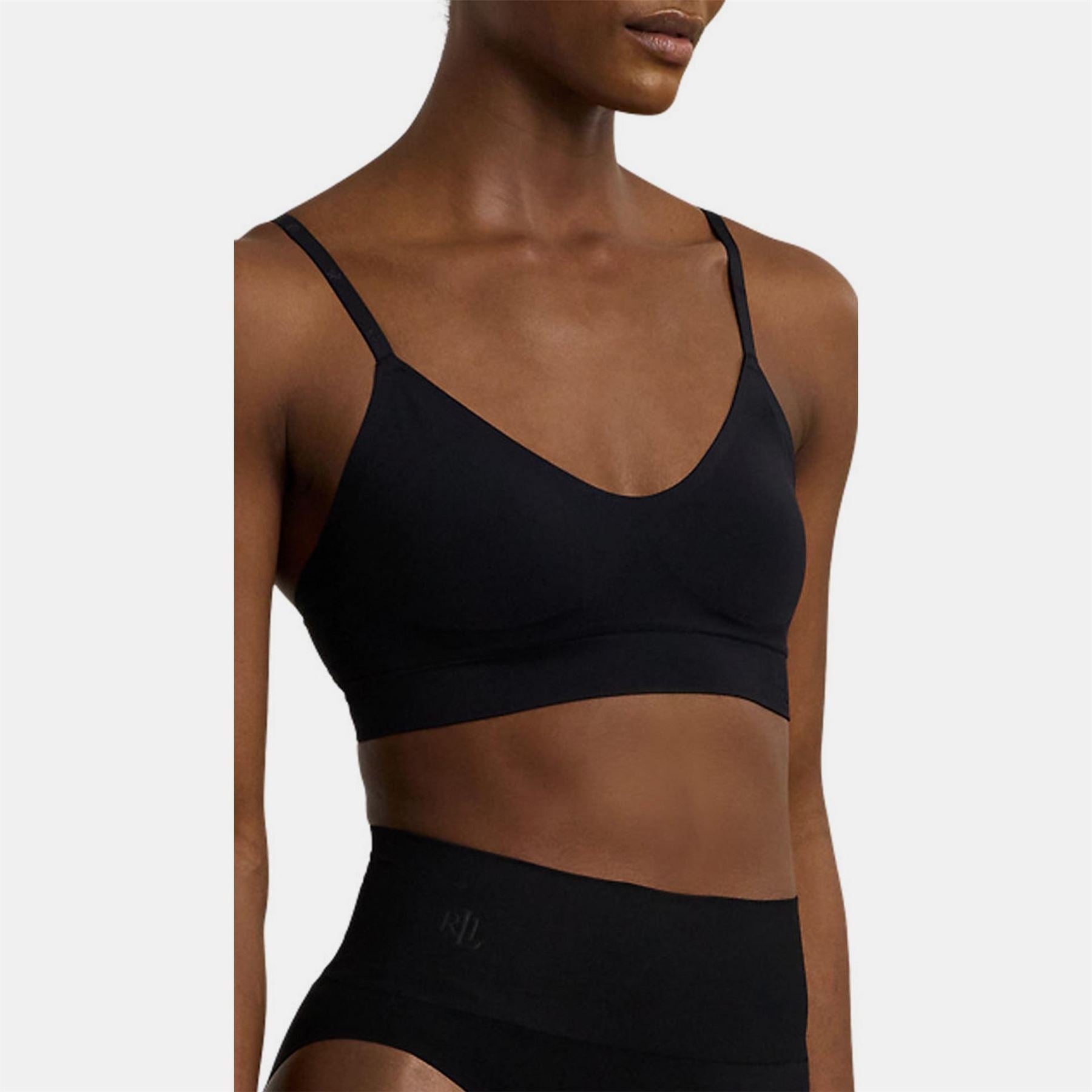Lauren by Ralph Lauren Unlined Wire Free Seamless Scoop Bralette