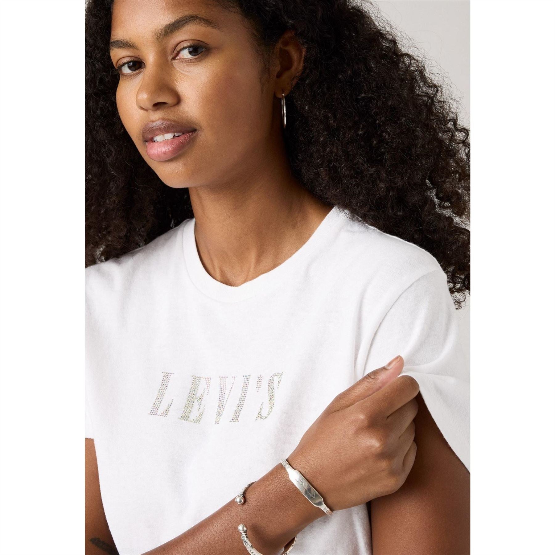 Levis Graphic Classic Rhinestone Regular Fit T-Shirt