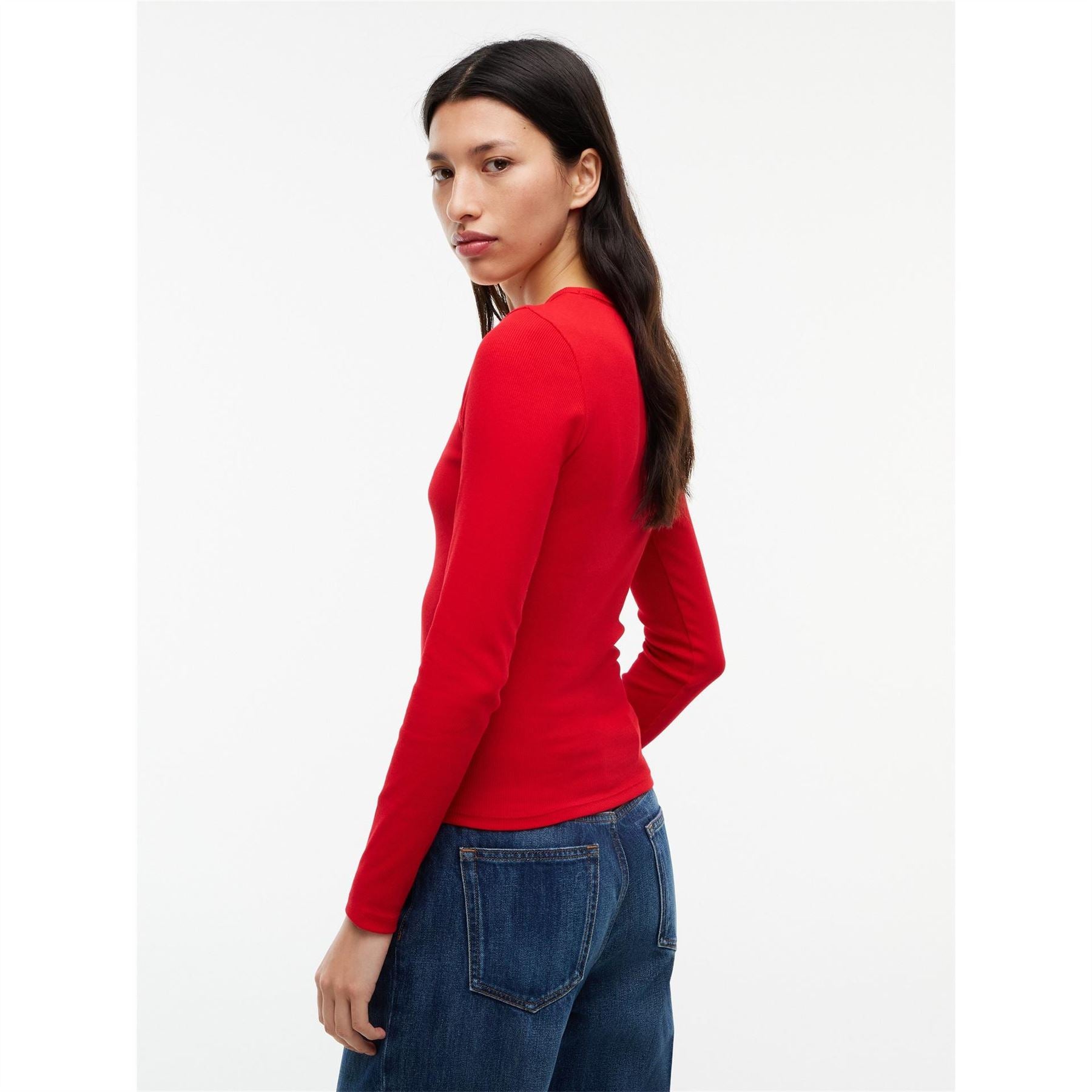 Tommy Jeans Bdg Ls T-Shirt Ld64
