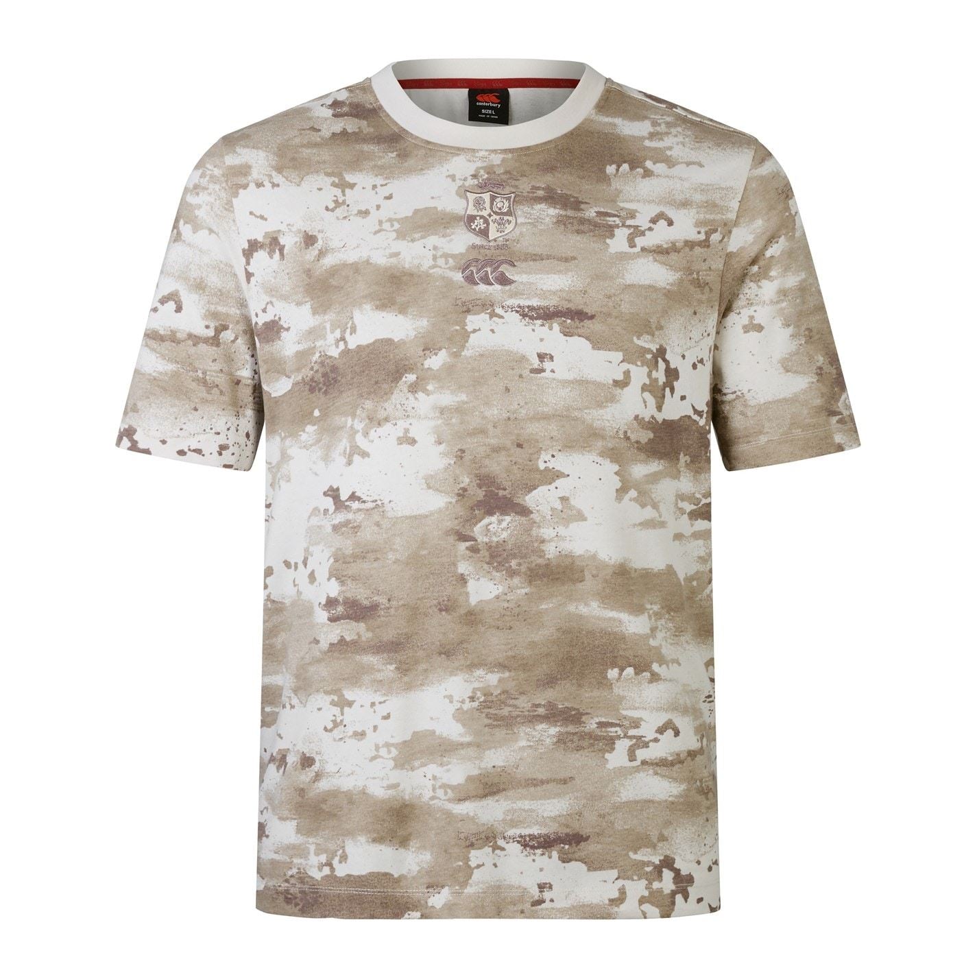 Canterbury British  And  Irish Lions Camo T-Shirt 2025 Adults