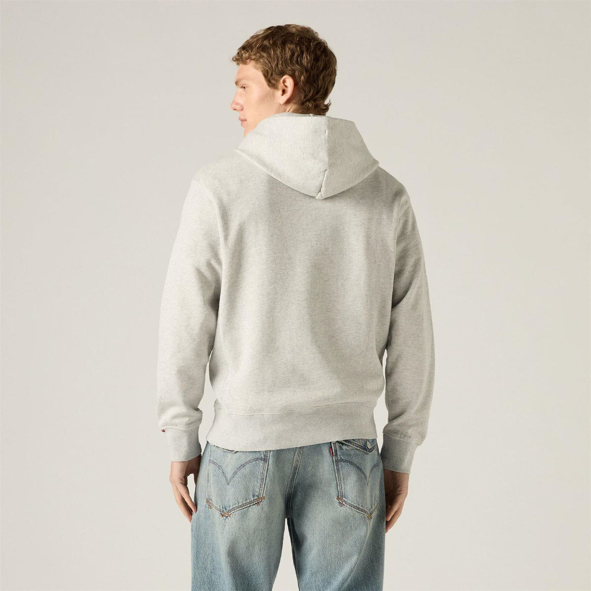 Levis Hooded Neck Drop Shoulder Sweatshirt with Kangaroo Pocket